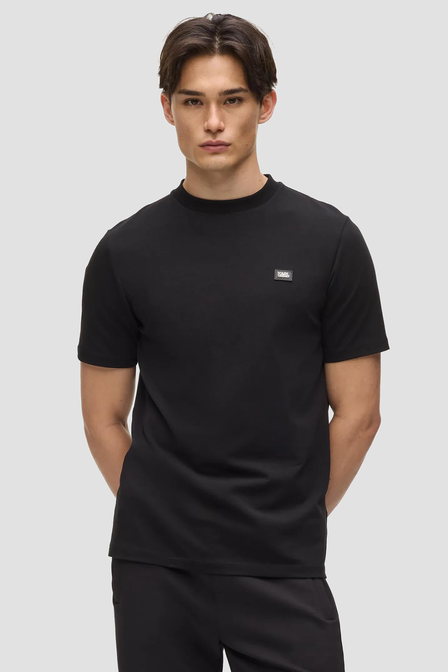 Мужская черная футболка Karl Lagerfeld 562235.755052;990