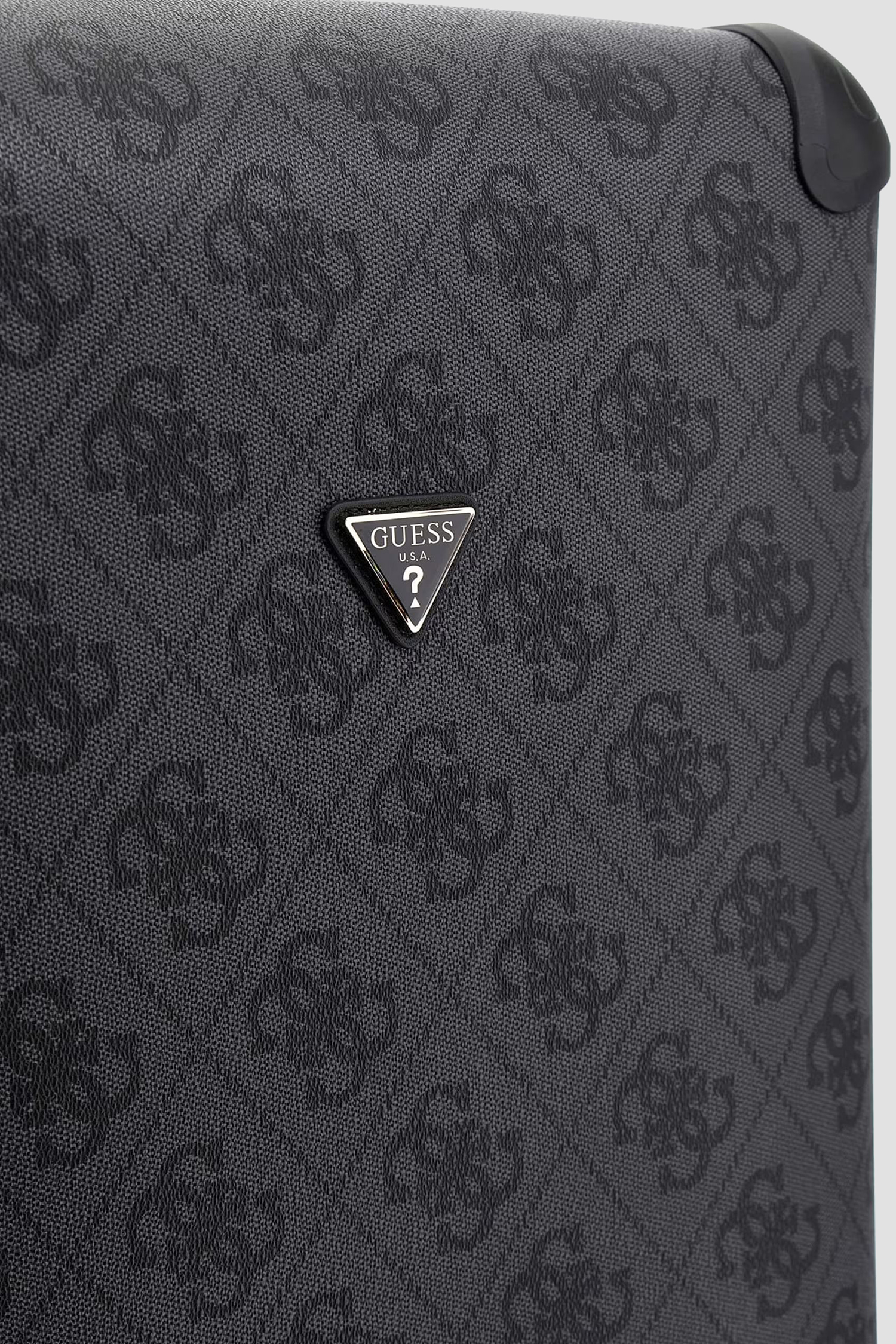 Темно-серый чемодан с узором Guess TWO868.89820;CLO