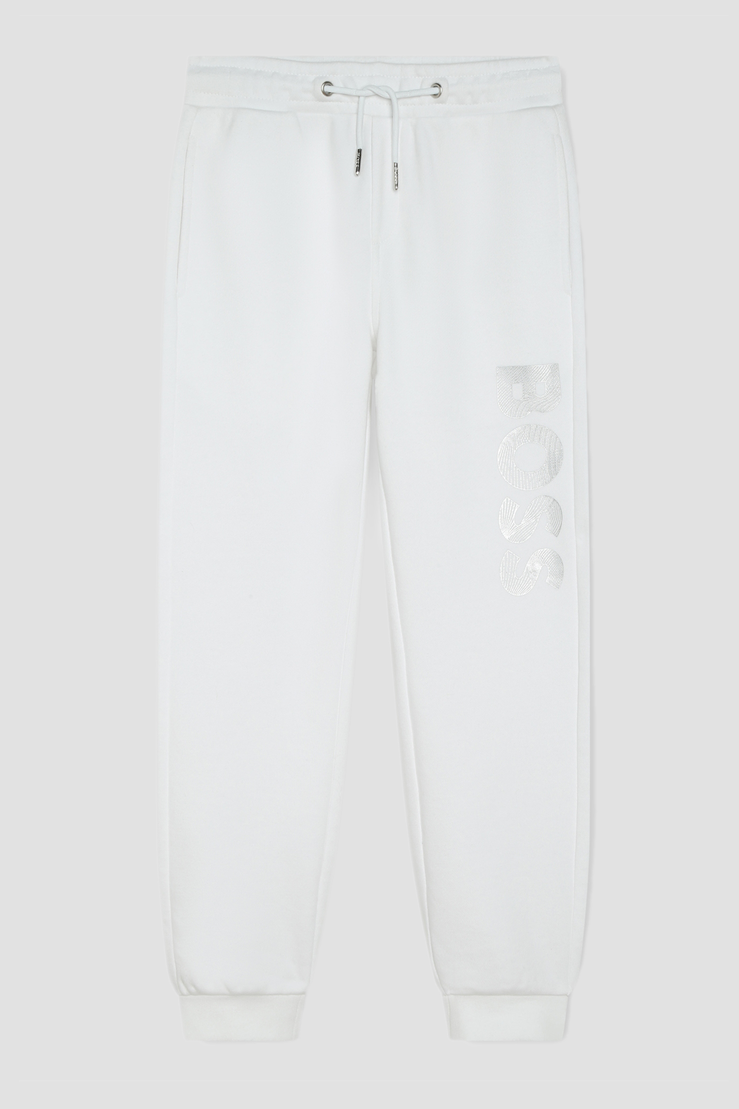 Дитячі білі спортивні штани BOSS kids J50647;10P