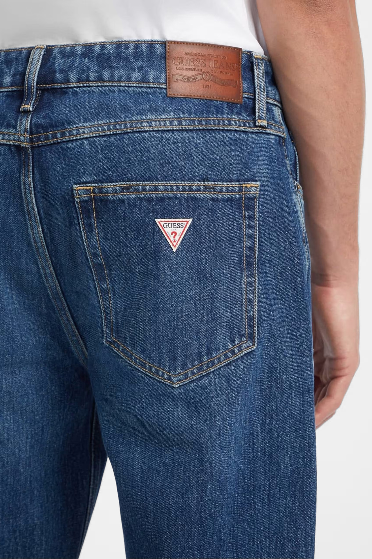 Мужские синие джинсы Guess Jeans M4YAB3.D5EJ1;GJWM