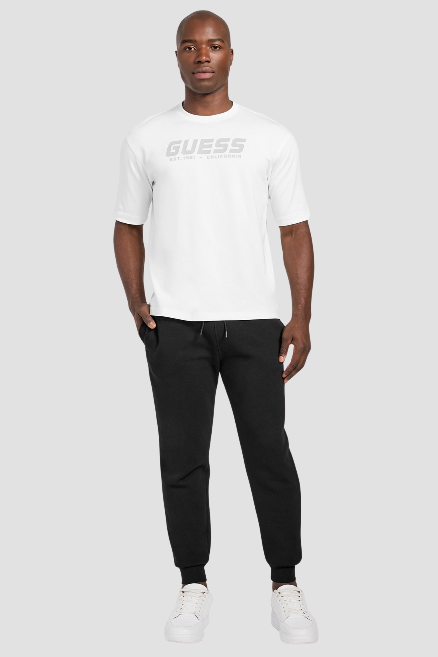 Чоловіча біла футболка Guess Z5BI03.K1871;G018