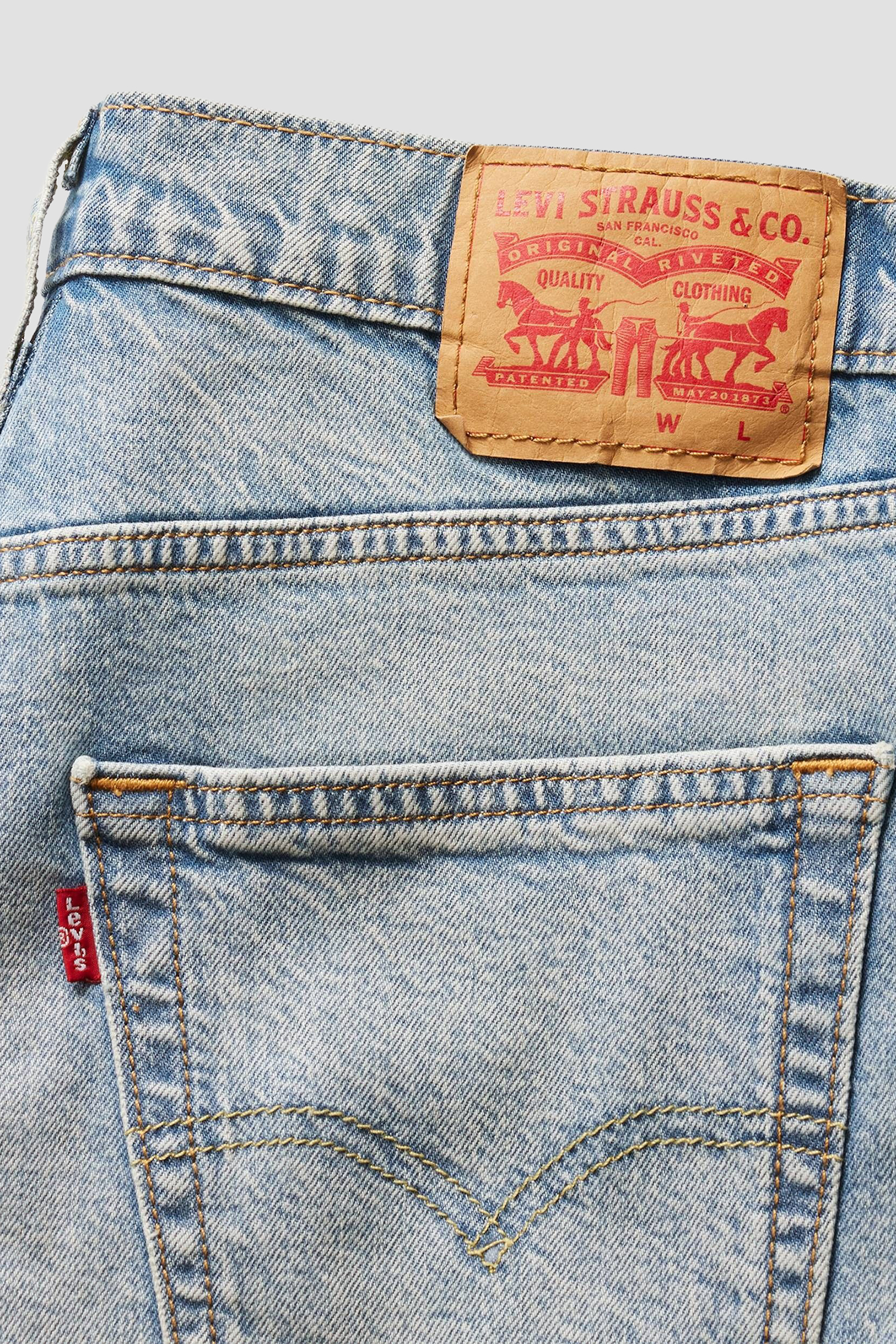 Чоловічі блакитні джинсові шорти 445 Athletic 10