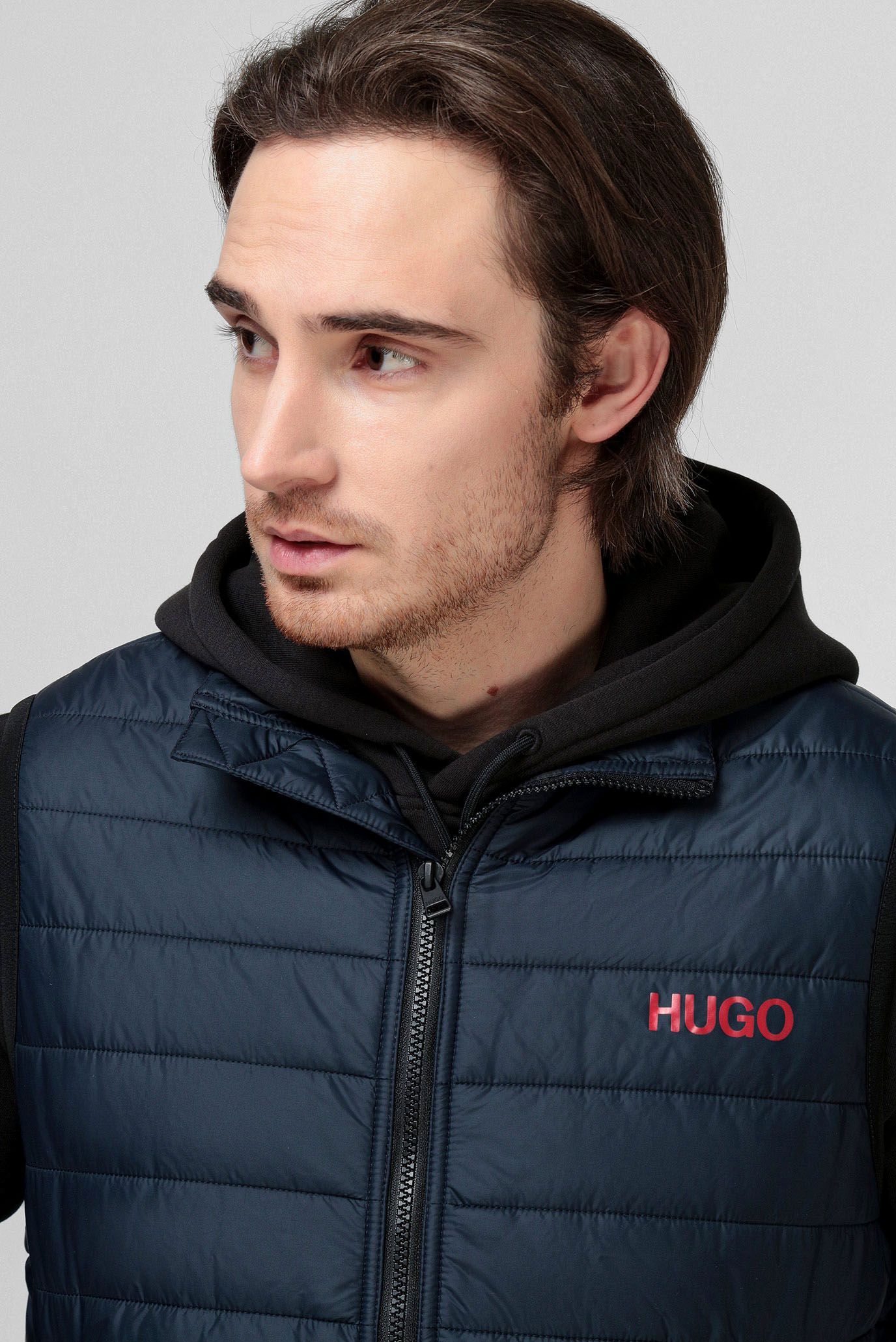 Чоловічий темно-синій жилет HUGO 50470168;405