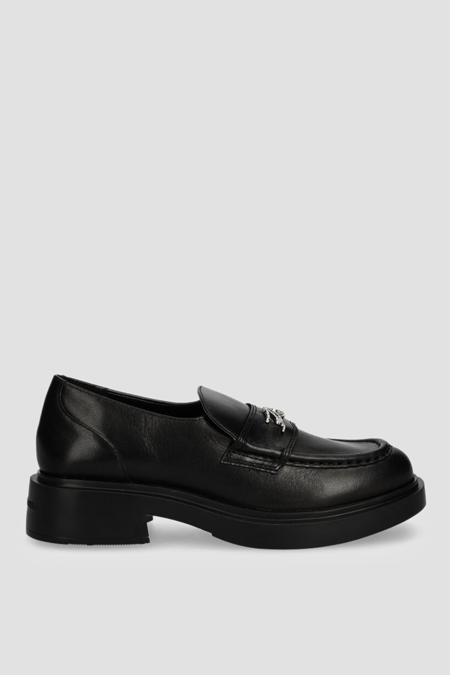 Жіночі чорні шкіряні лофери Karl Lagerfeld KL41213;000