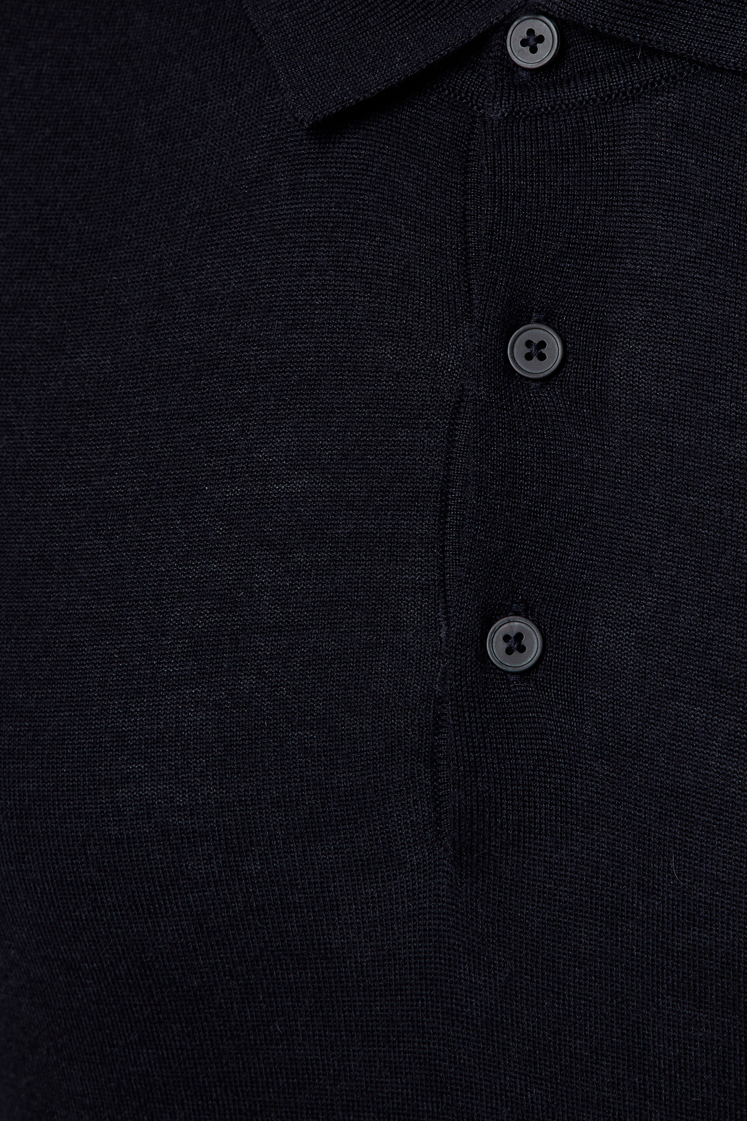 Чоловіче темно-синє вовняне поло BOSS 50496945;404