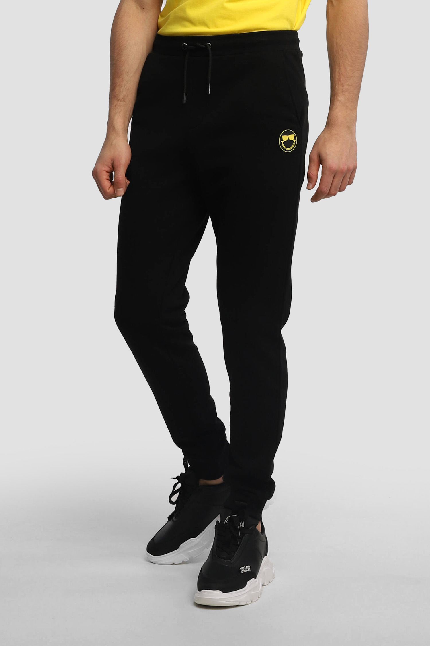Мужские черные спортивные брюки KARL x SmileyWorld® Karl Lagerfeld 521900.705441;990