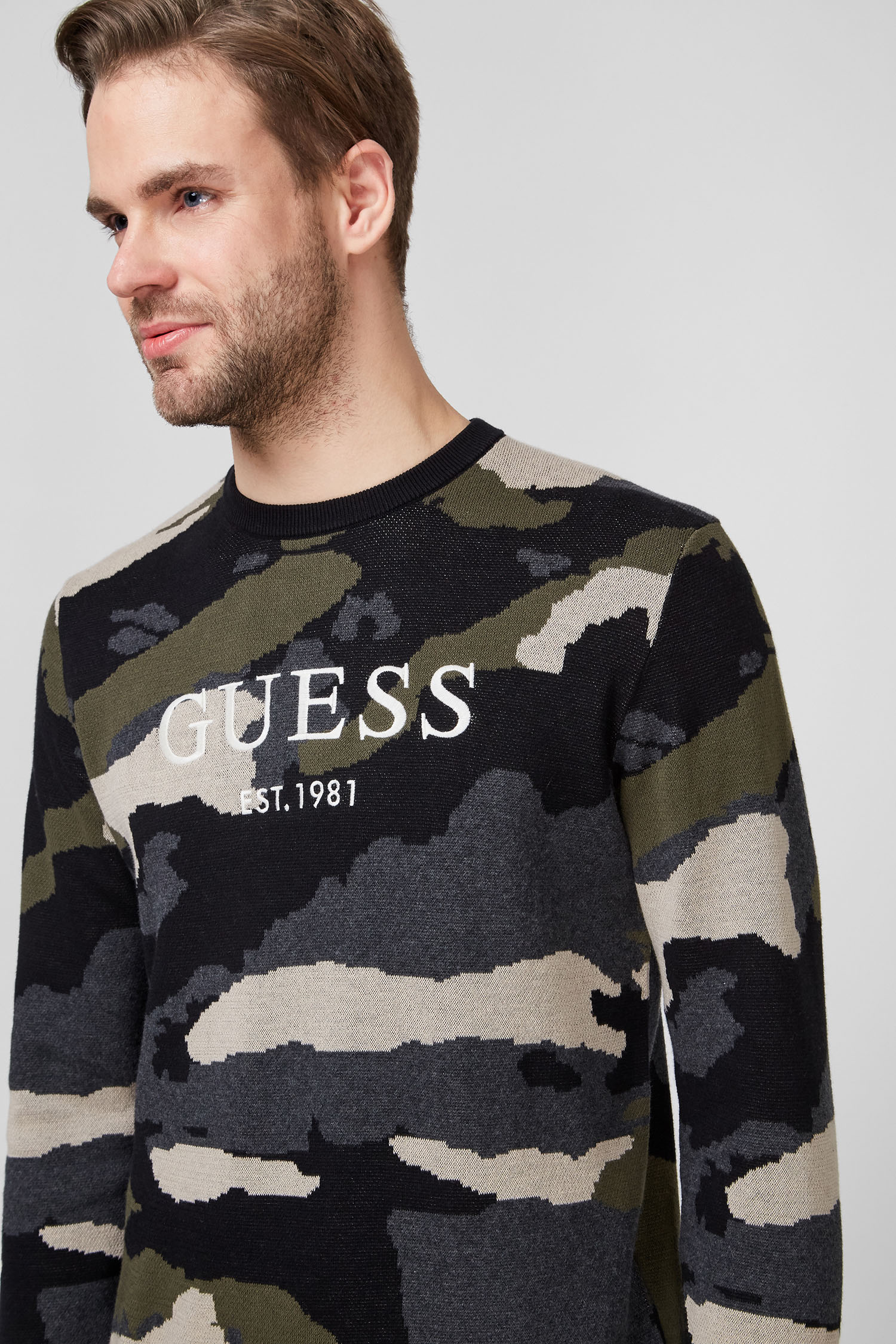 Guess 2025 camo sweatshirt