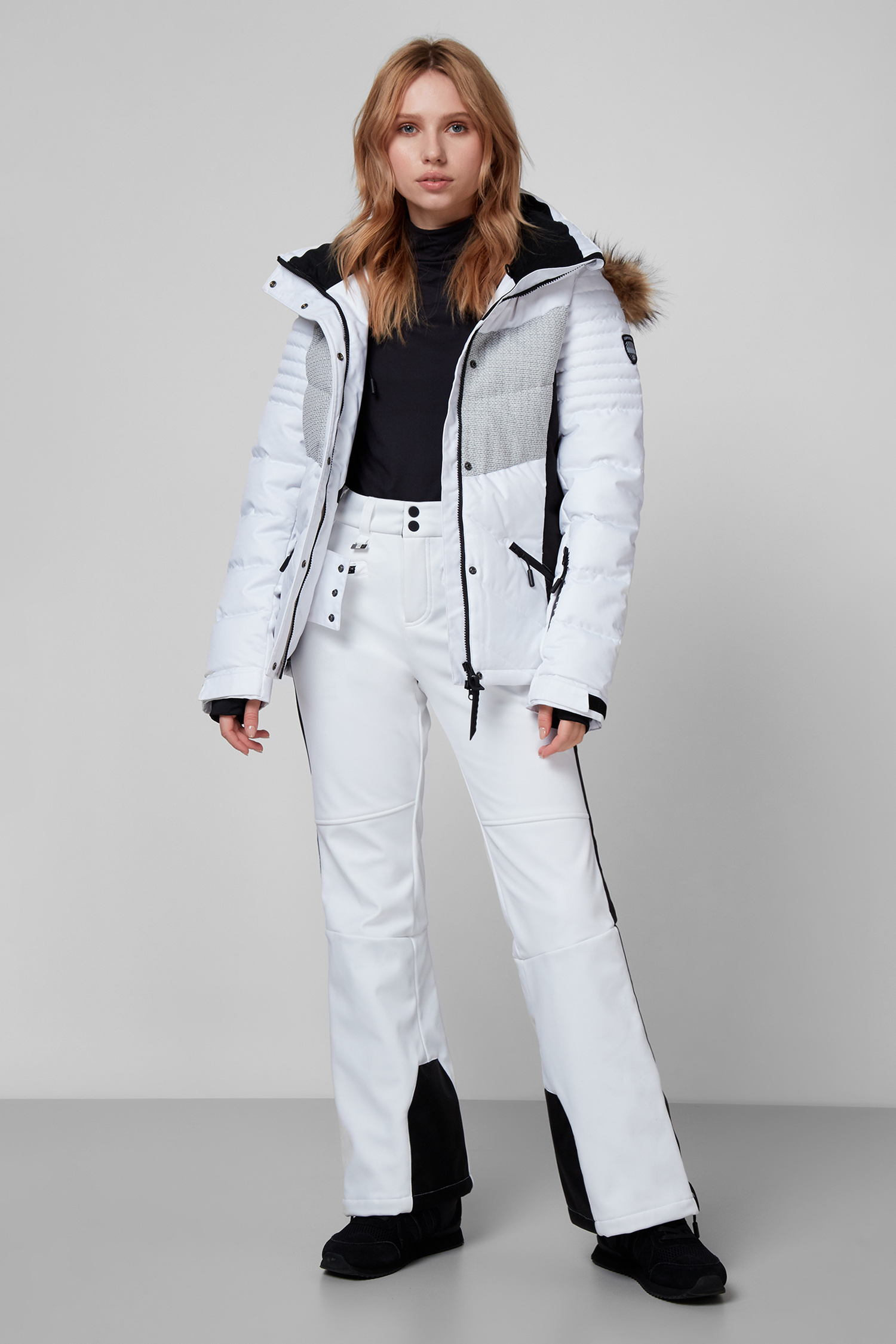 Женские белые лыжные брюки SuperDry WS110033A;04C