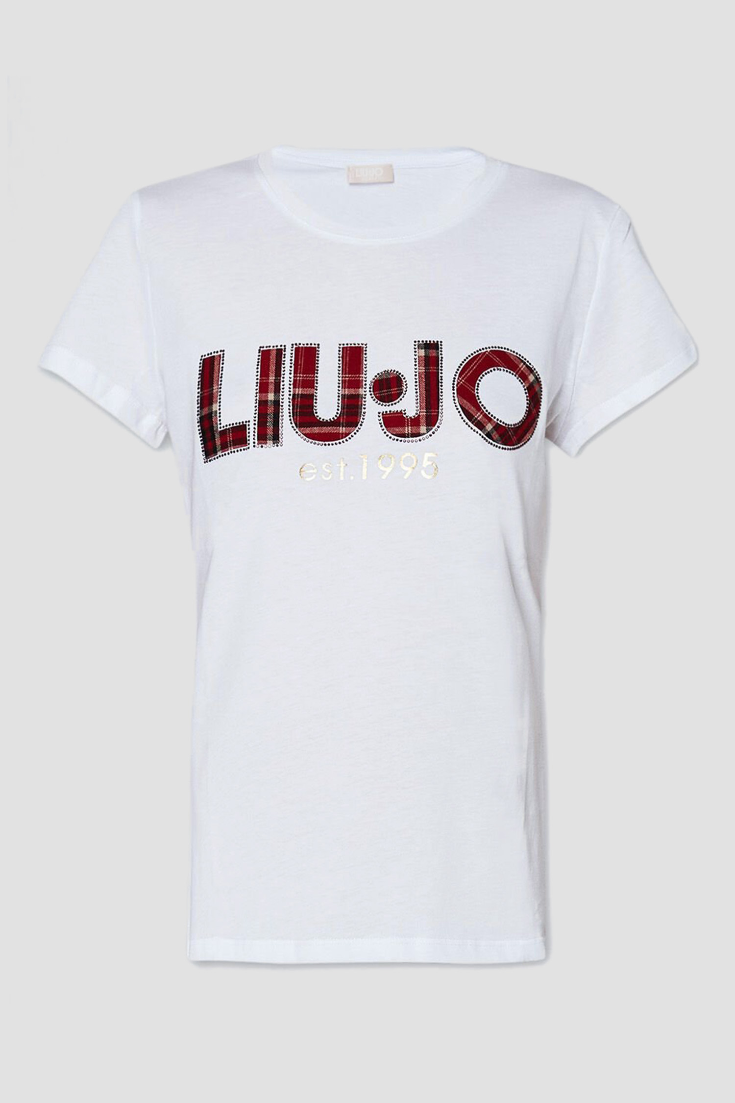 Женская белая футболка Liu Jo MF3350.J6308;Q9846