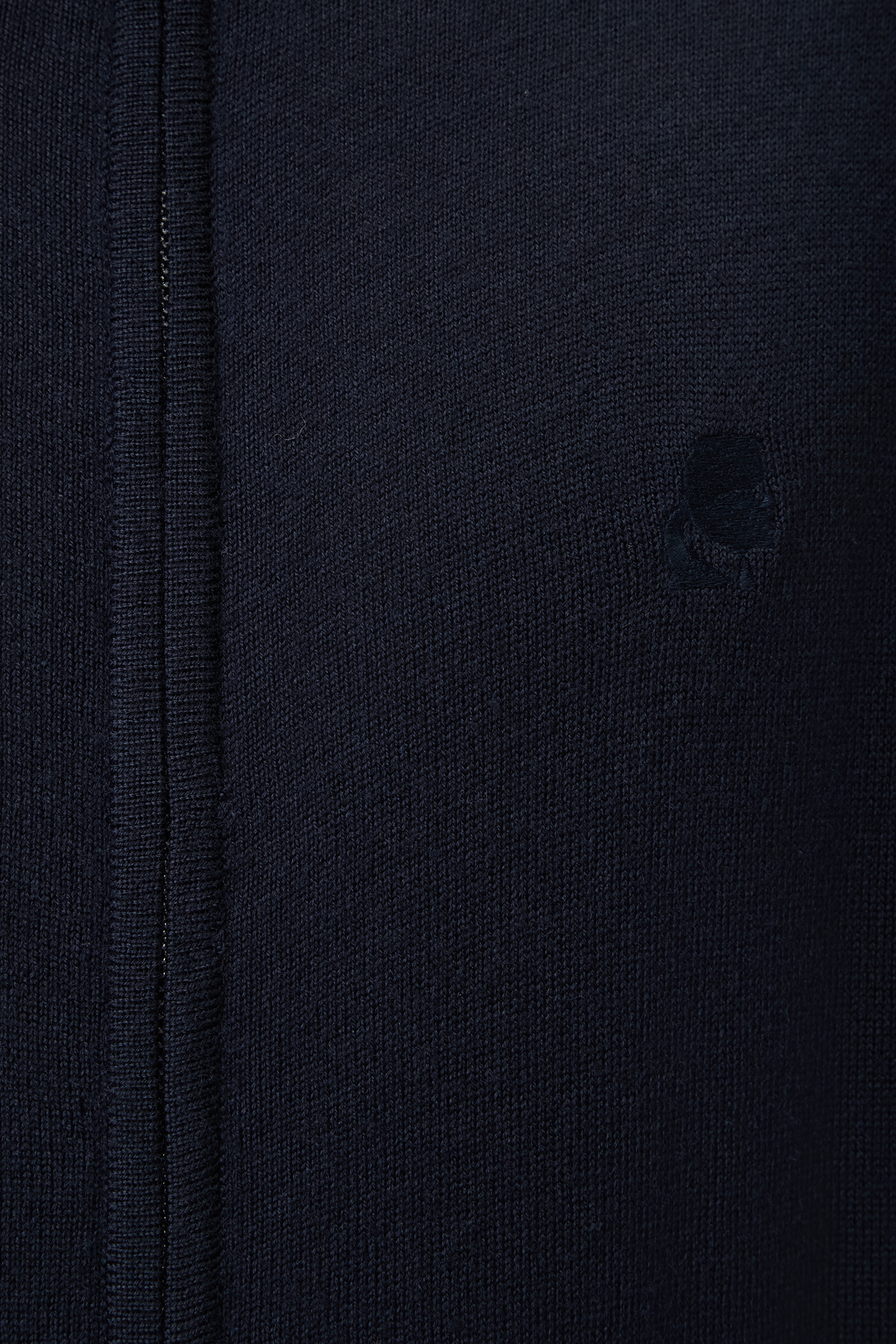 Мужской темно-синий шерстяной кардиган Karl Lagerfeld 544399.655004;690