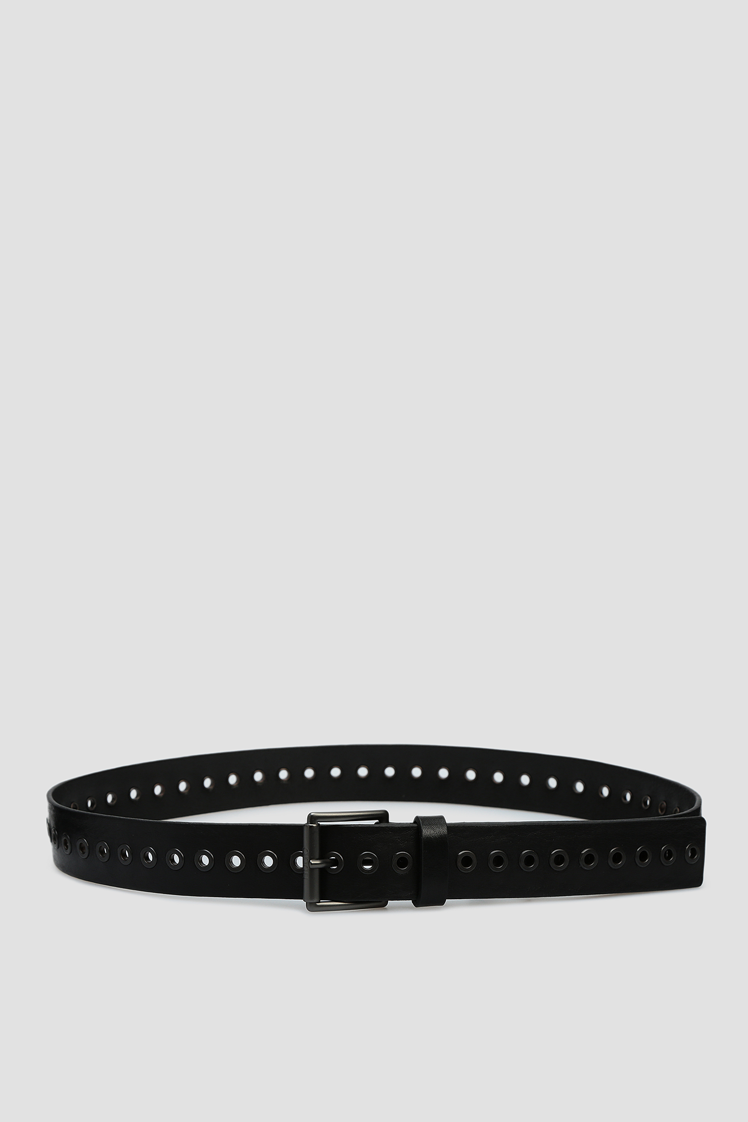 Мужской черный кожаный ремень HUGO 50429945;001