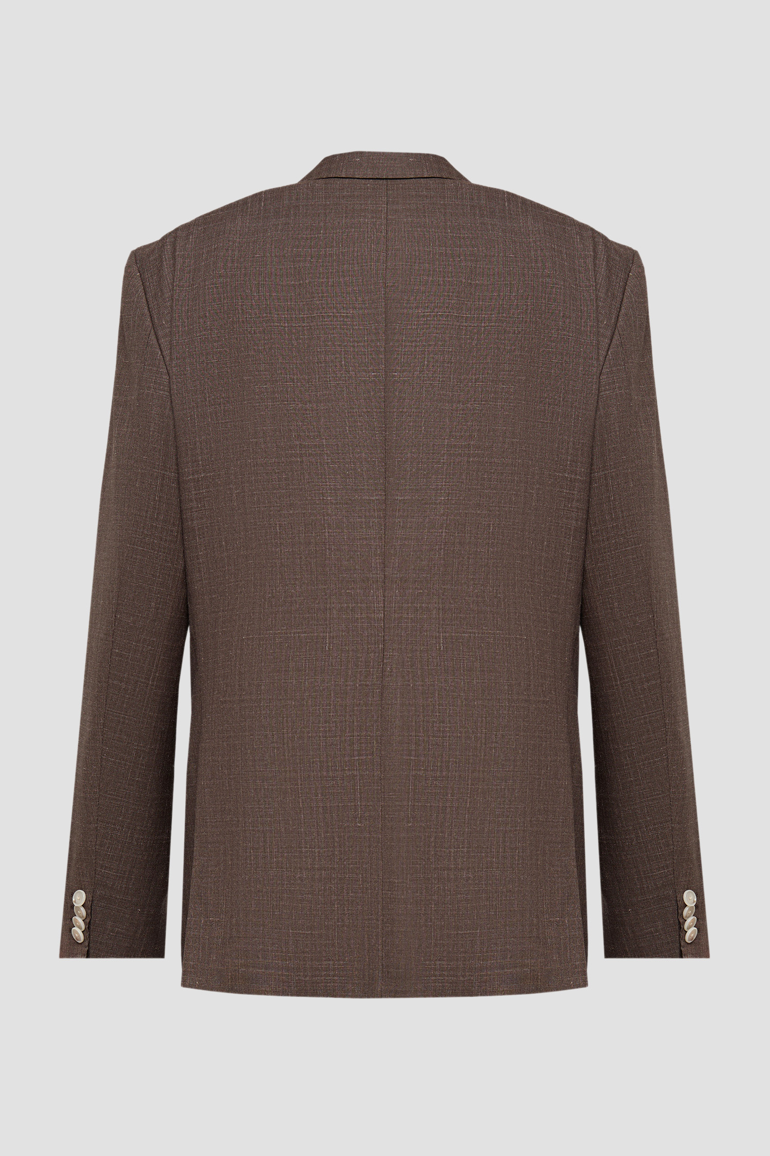 Мужской коричневый шерстяной пиджак BOSS 50562604;207