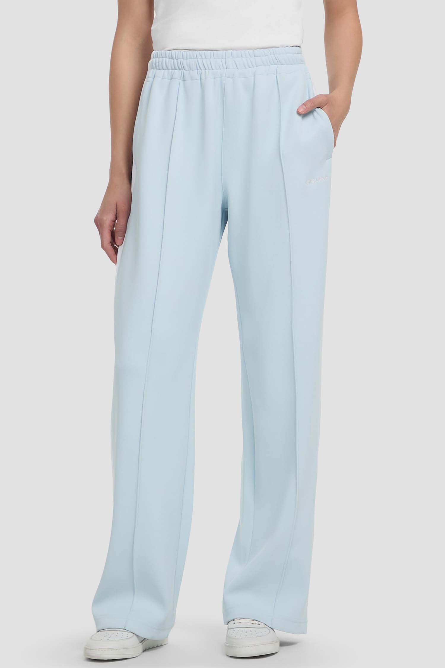 Женские голубые спортивные брюки Guess Jeans W5GB43.KB212;G7O7