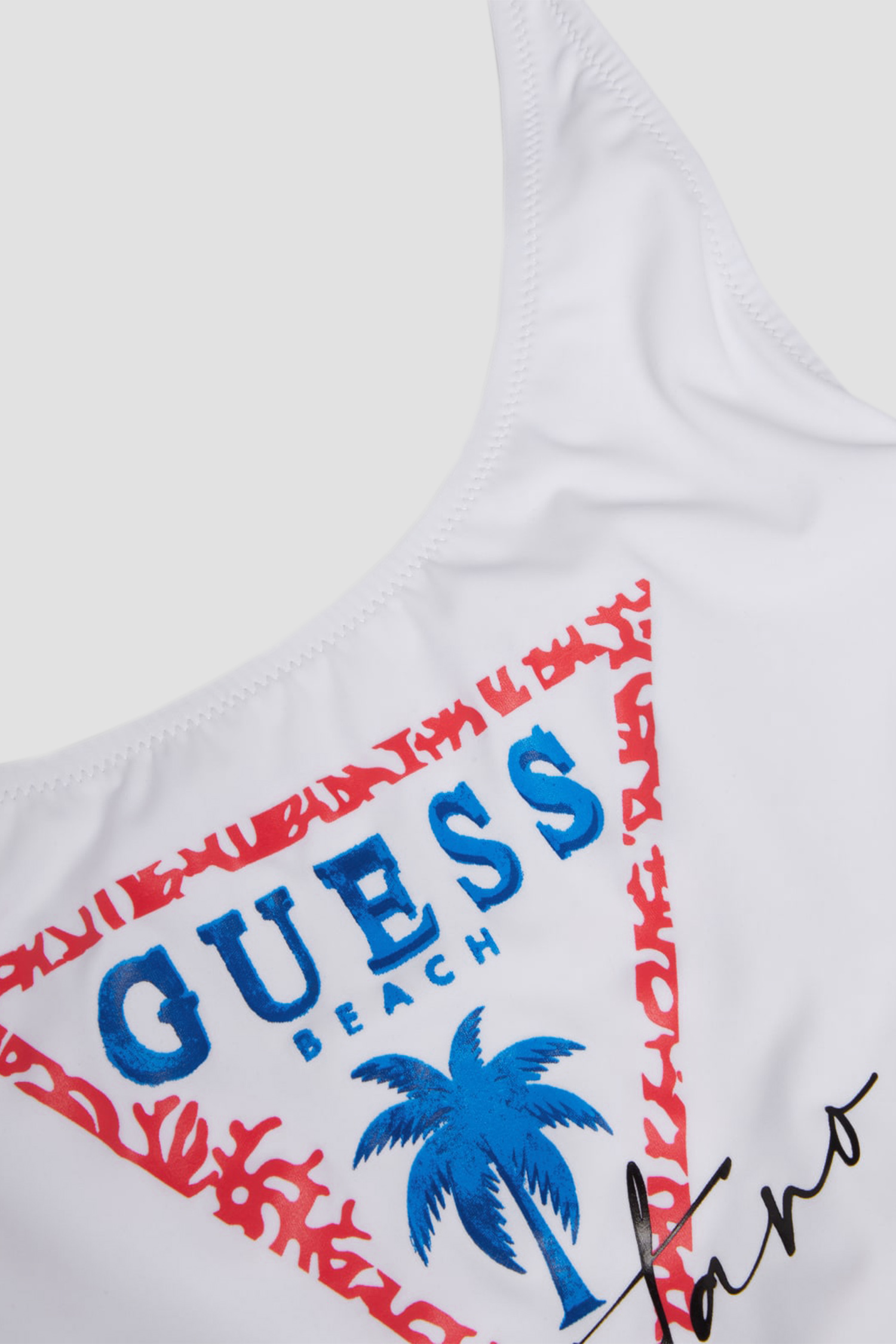 Жіночий білий купальник Guess E2GJ10.LY00K;P03D