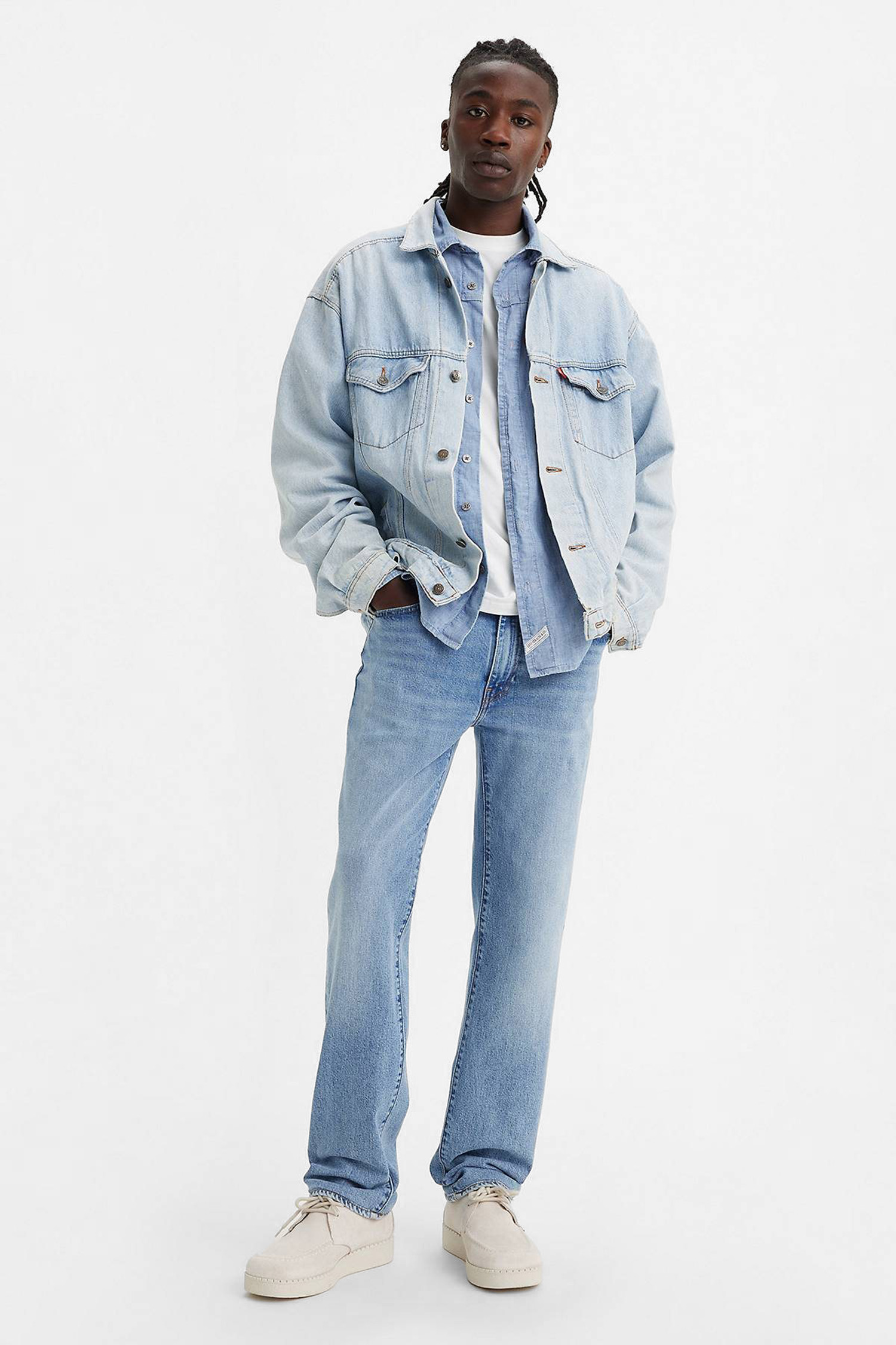 Чоловічі блакитні джинси 514® Straight Levi’s® 00514;1810