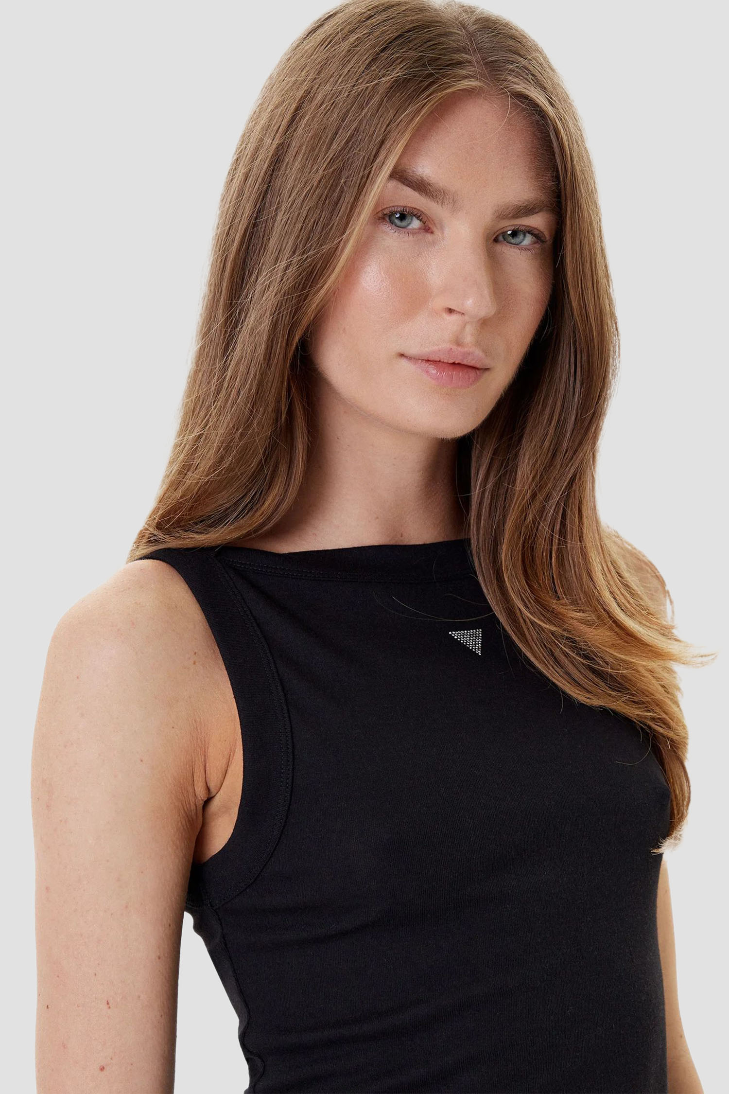 Жіноча чорна майка Guess W5RP16.KCNH2;JBLK