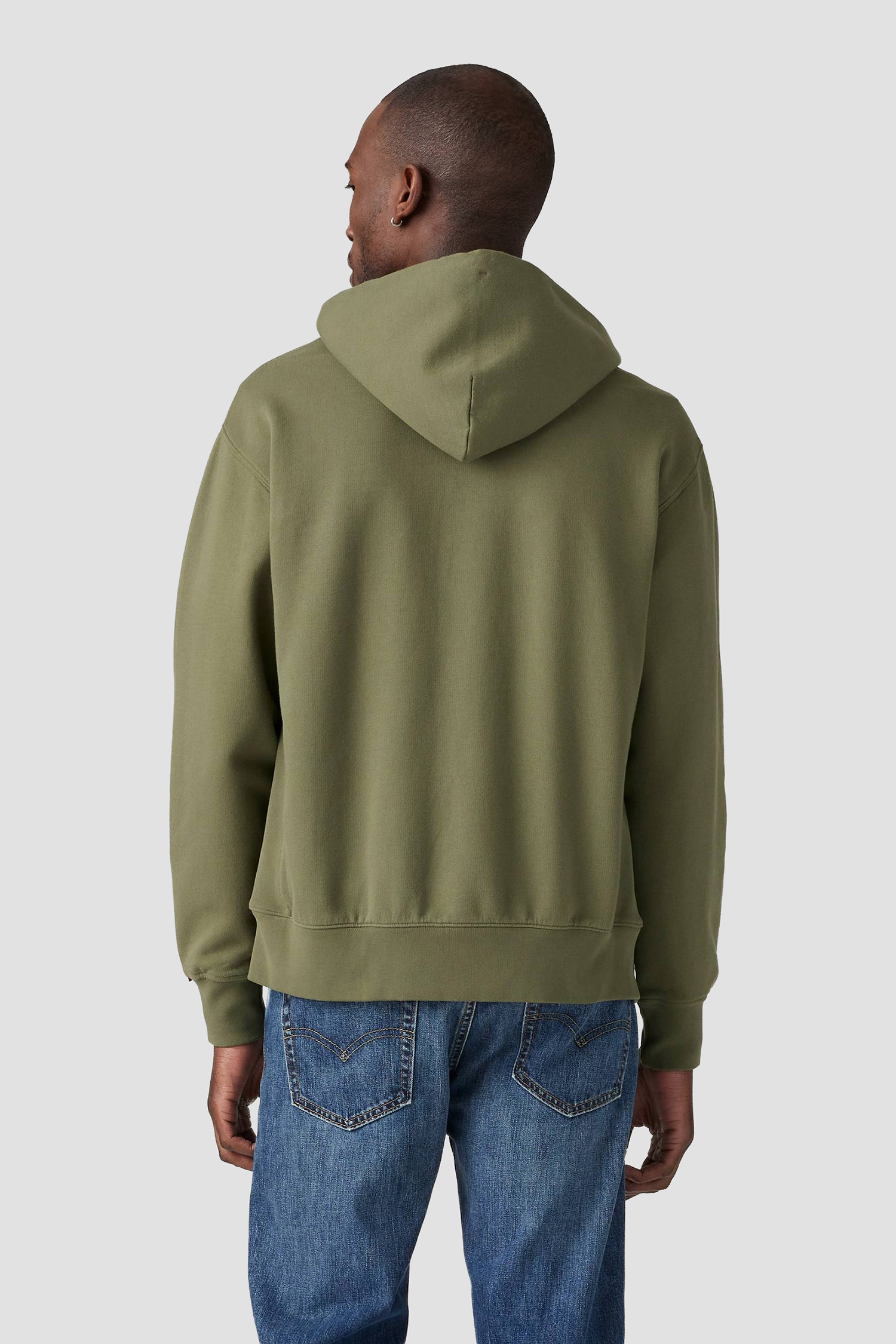 Чоловіча зелена кофта на блискавці Levi’s® A9265;0003