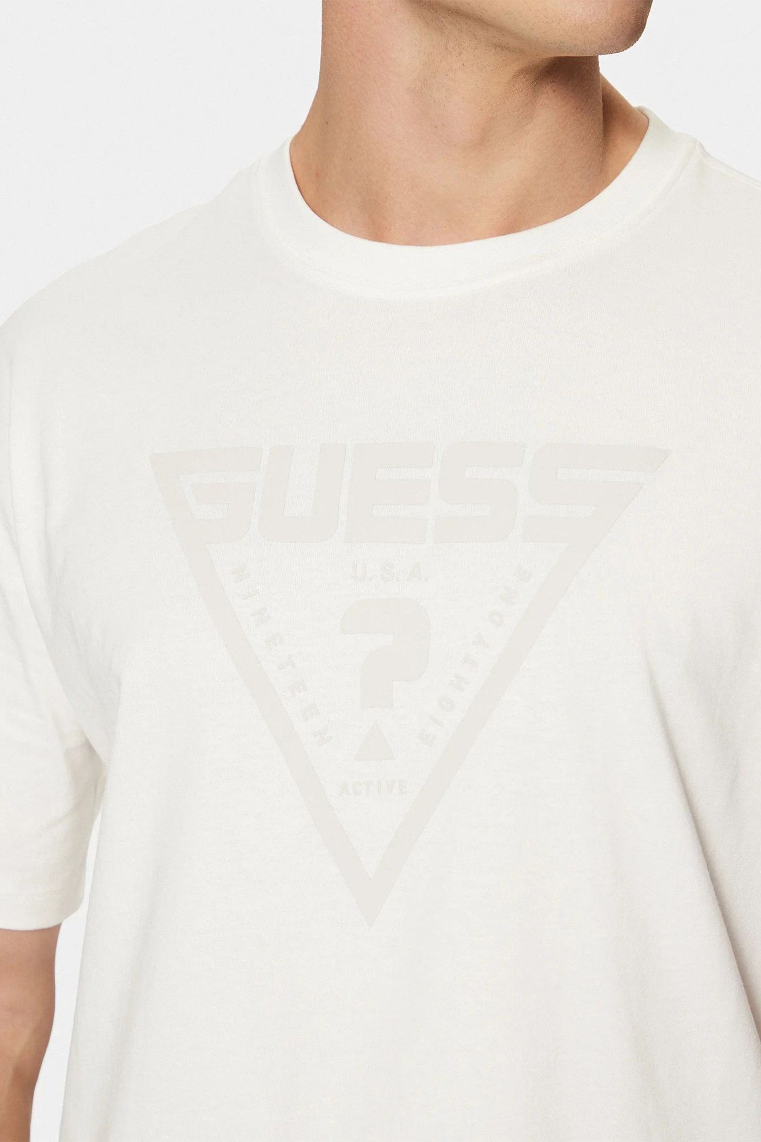 Мужская белая футболка Guess Z4BI02.I3Z14;G018