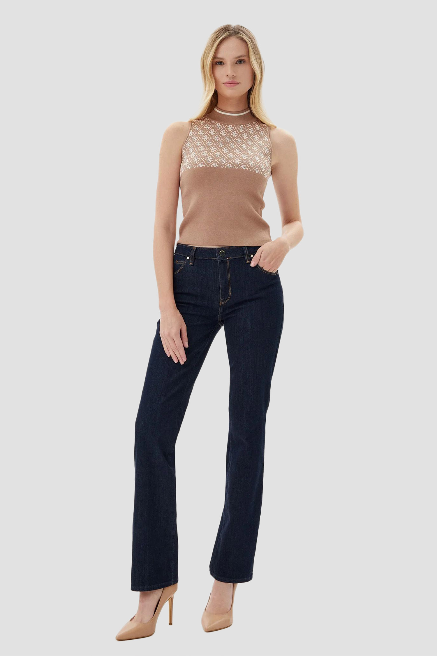 Женские темно-синие джинсы Guess W5YA15.D5PW1;BFIN