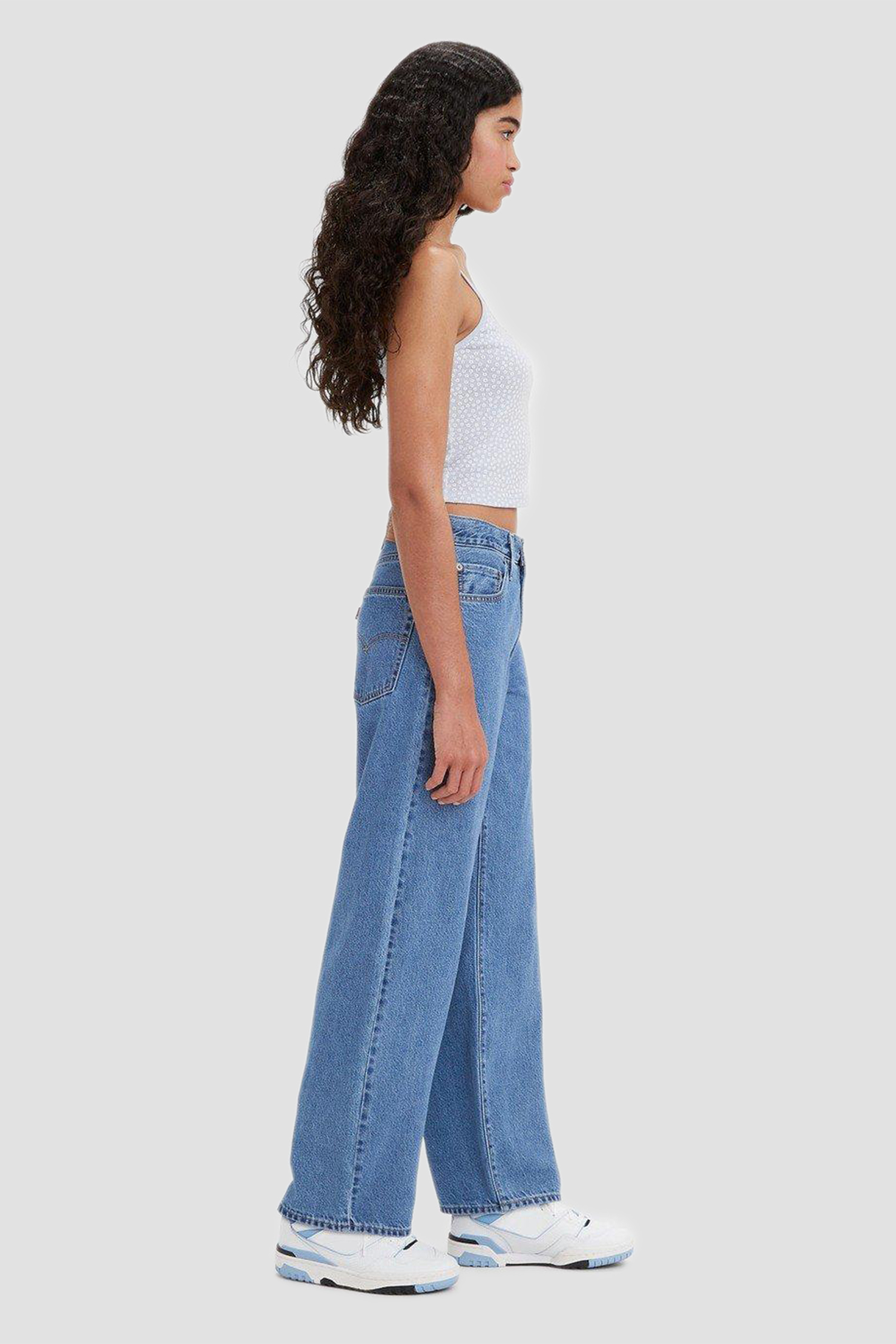Женские голубые джинсы Baggy DAD Levi’s® A3494;0013 — Ultrashop