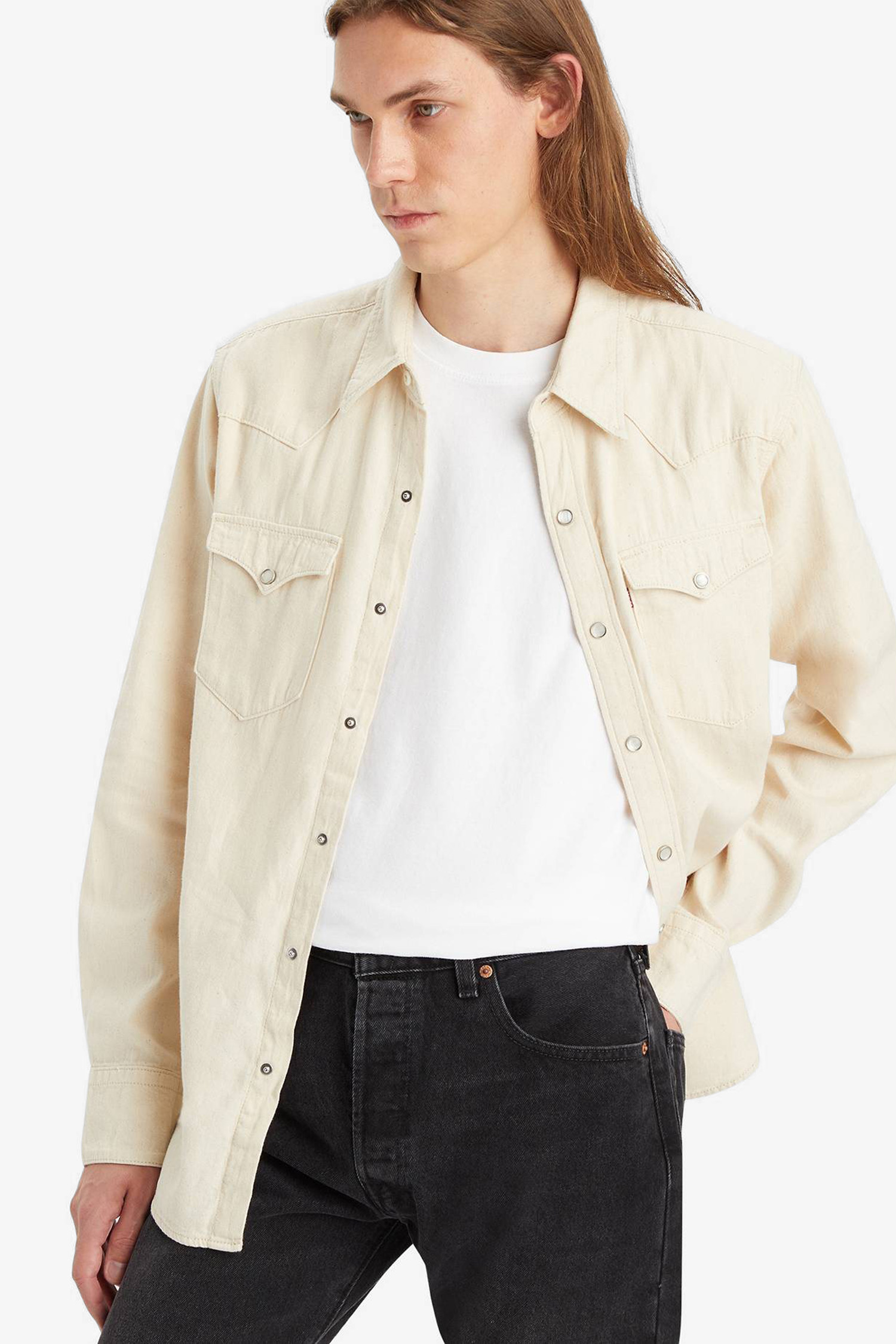 Мужская бежевая рубашка Levi’s® 85744;0068