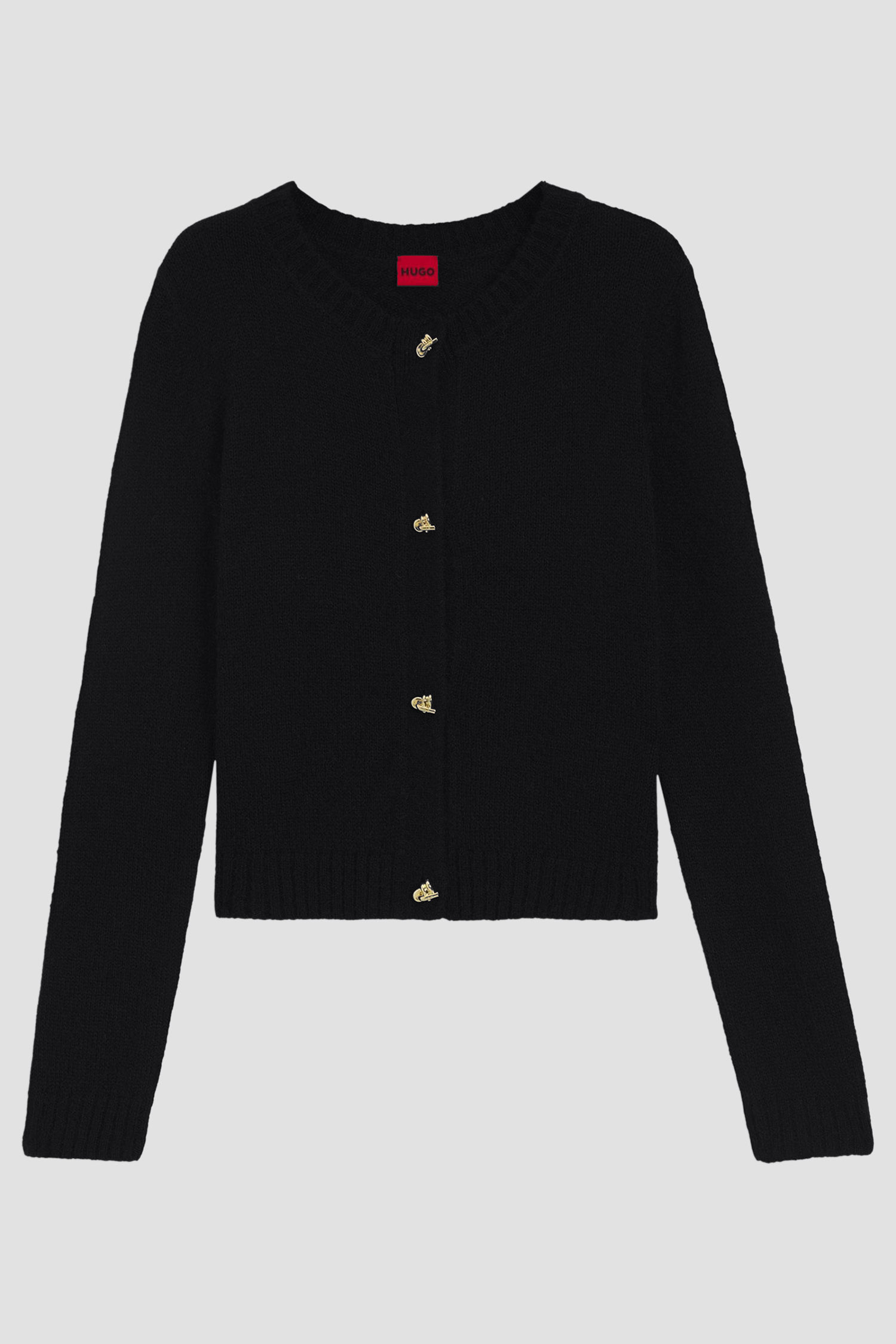 Женский черный кардиган HUGO 50548248;001