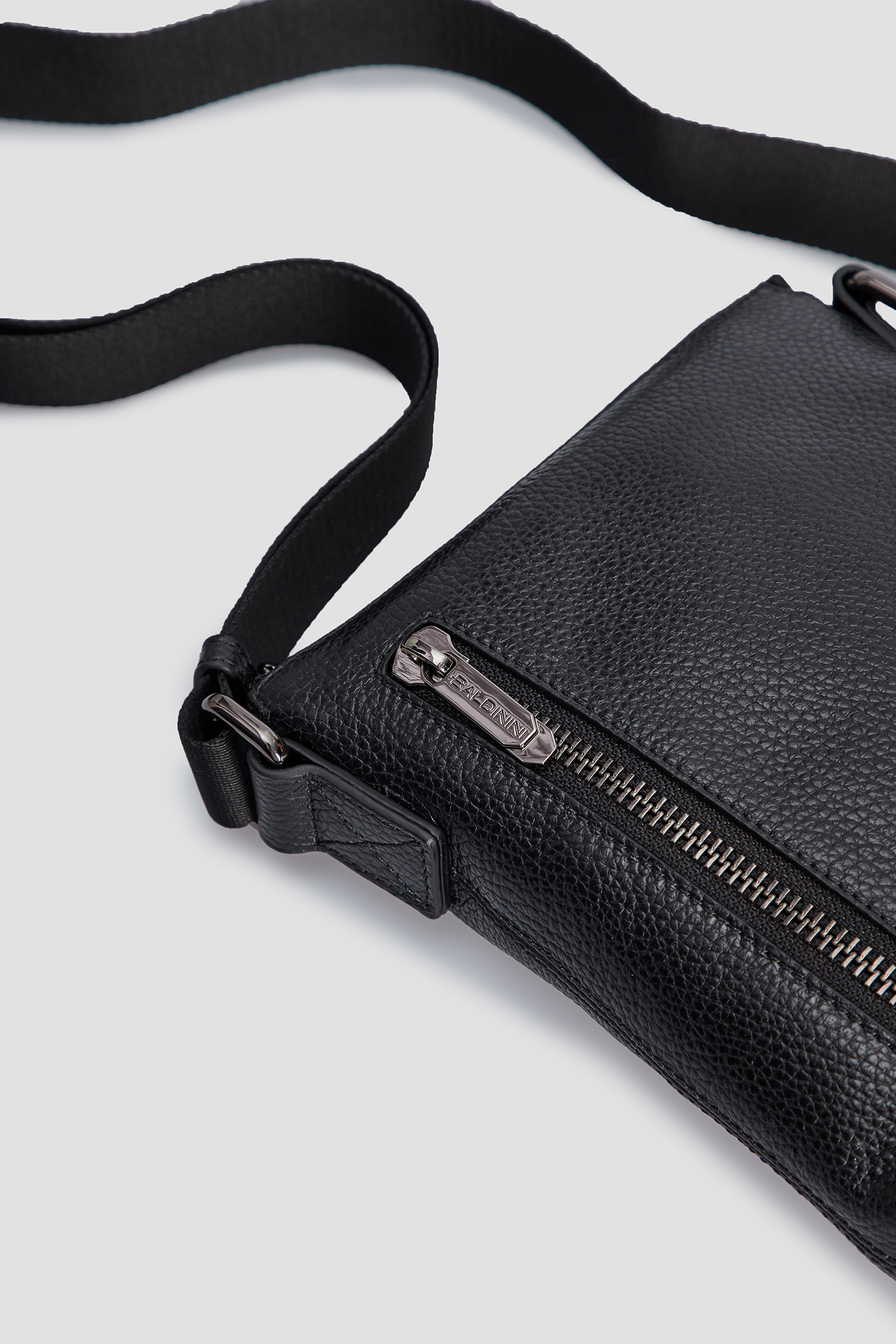 Мужская черная кожаная сумка BALDININI C4B002XXTORE;0000