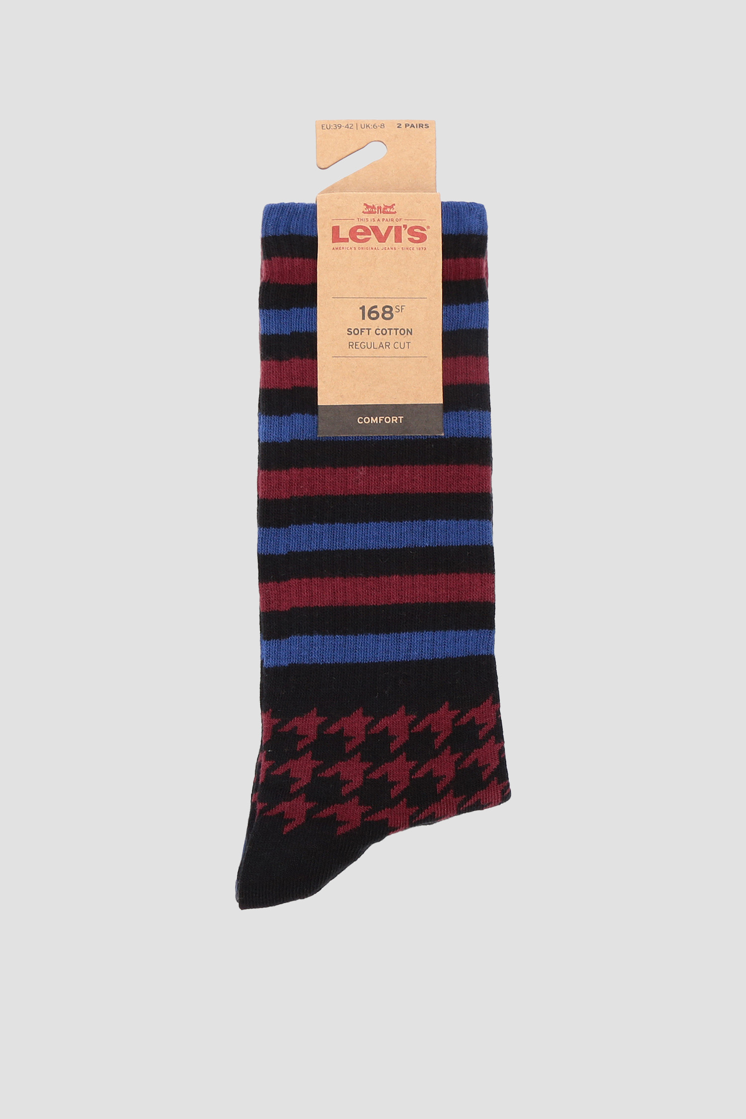 Чоловічі бавовняні шкарпетки (2 пари) Levi’s® 93043001;133