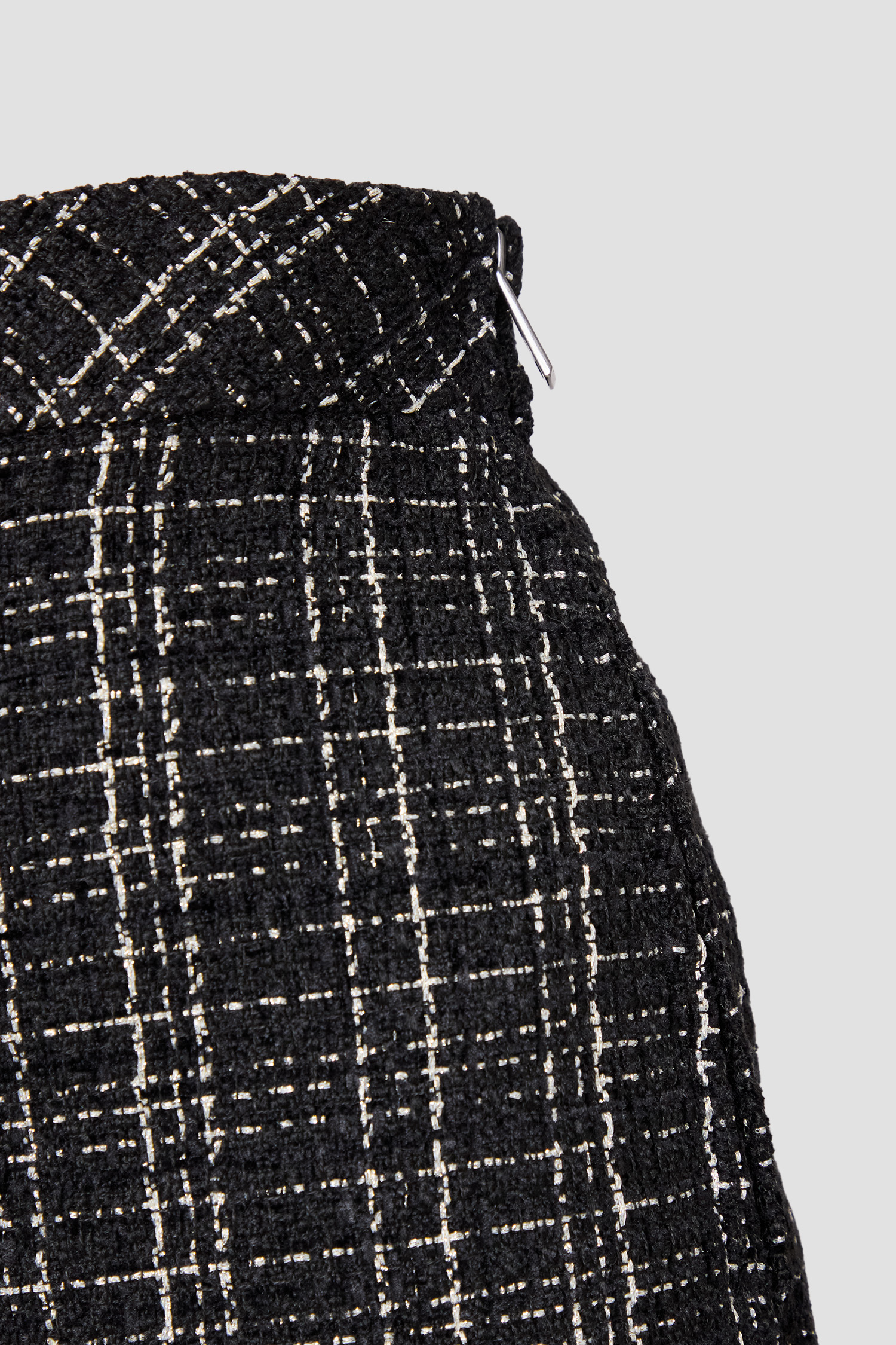 Женские черные твидовые шорты Guess W5BD65.W2382;JBLK