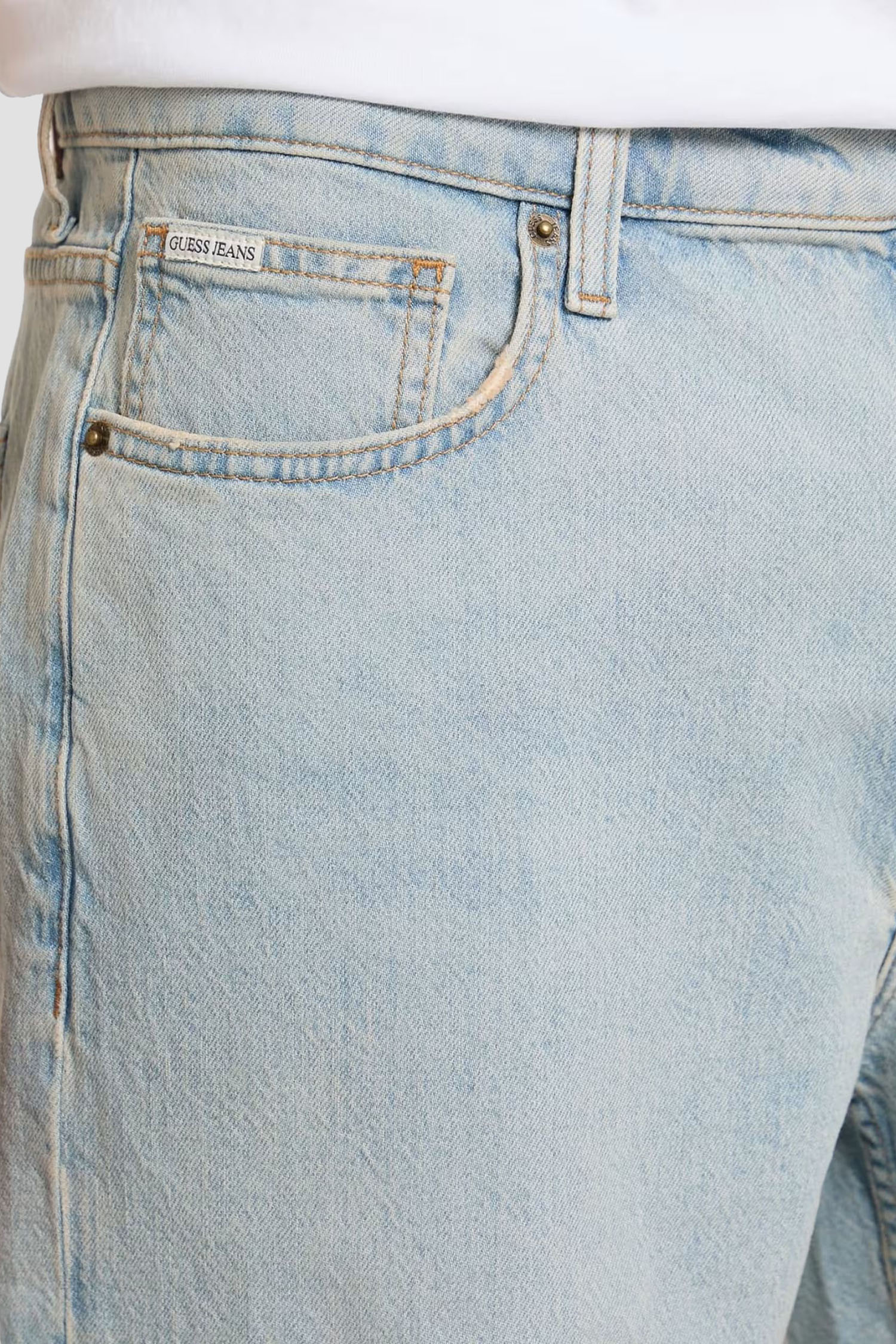 Мужские голубые джинсовые шорты Guess Jeans M4YD37.D5M51;GAL1