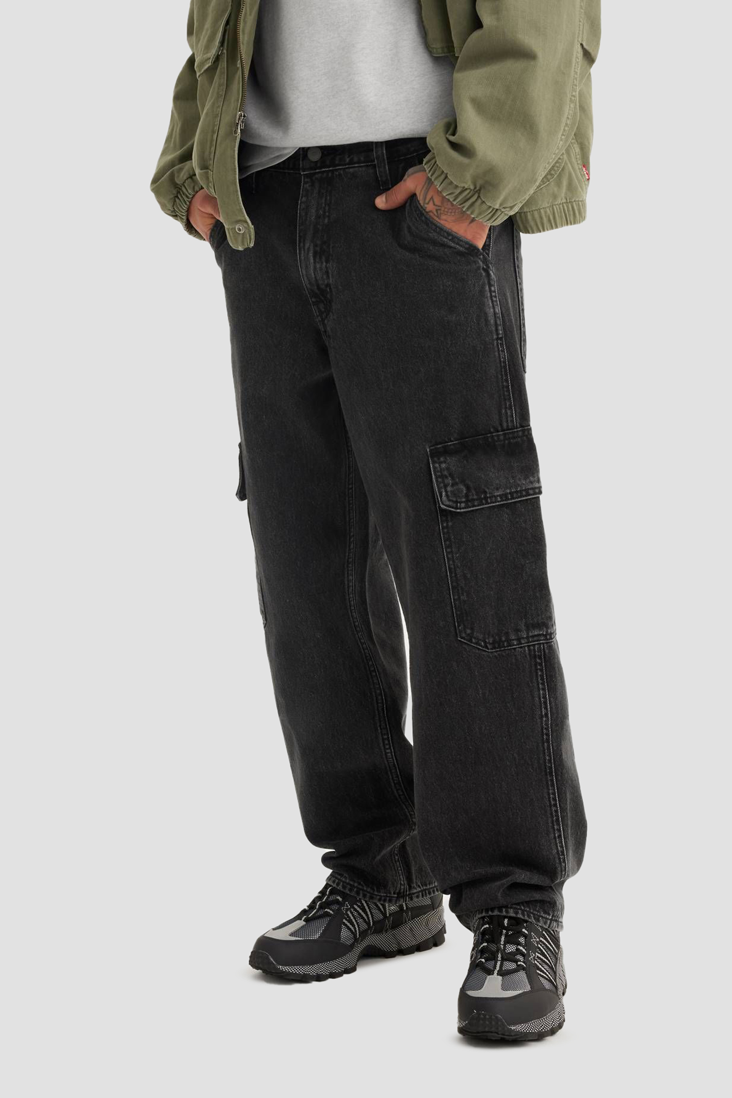 Мужские черные джинсы 568® Loose Straight Cargo Levi’s® 000LP;0002