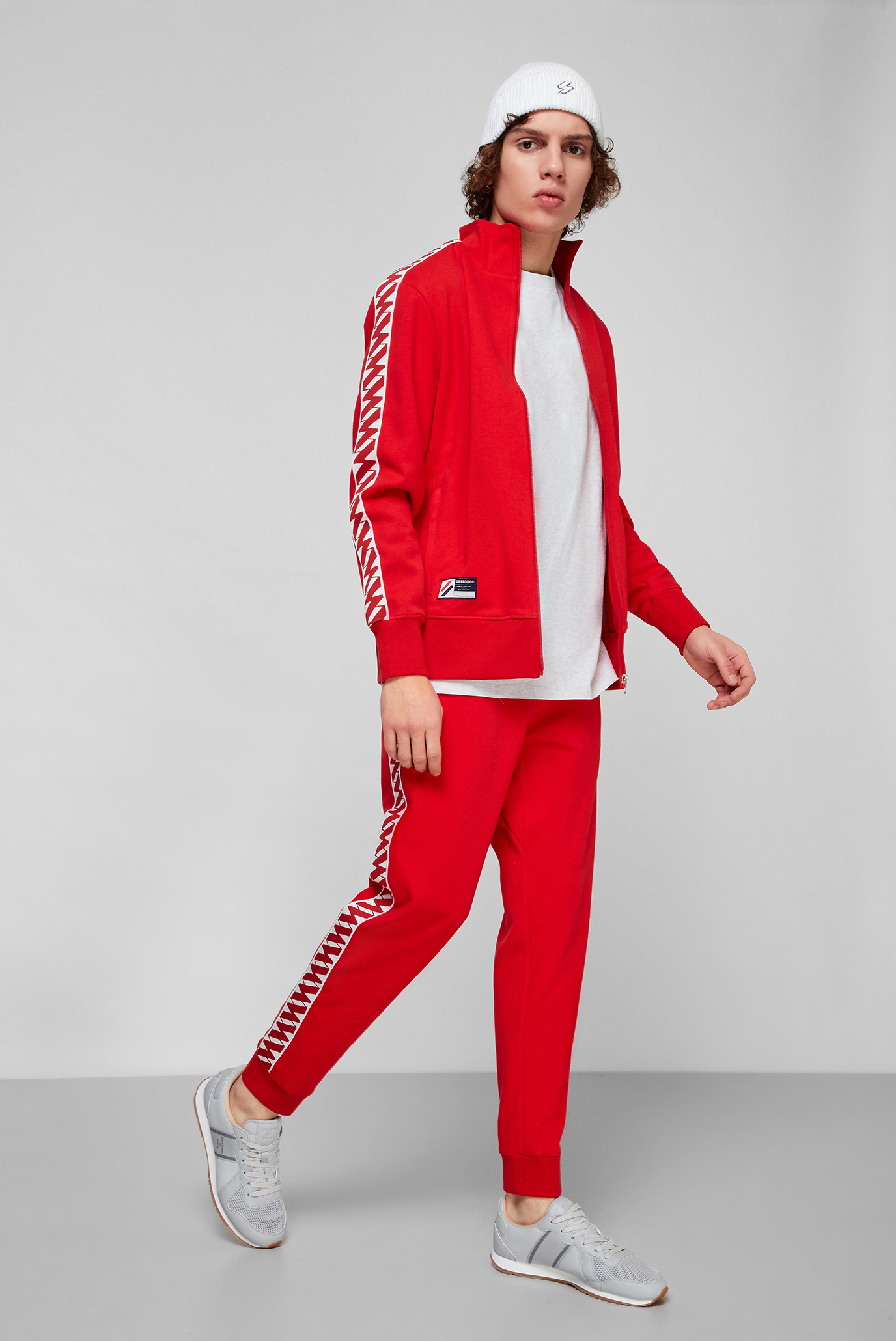Мужские красные спортивные брюки SuperDry M7010721A;OPI