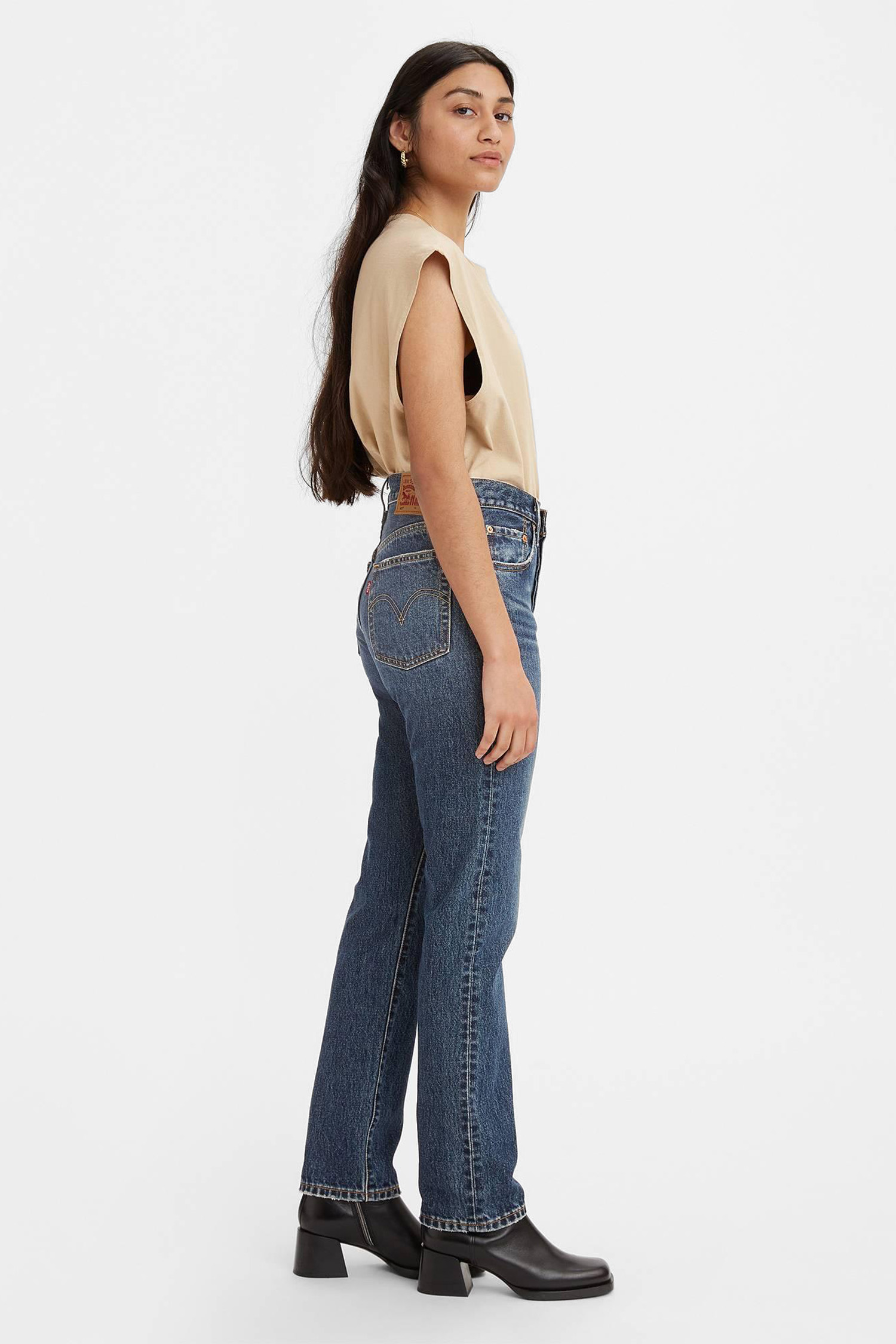 Жіночі сині джинси 501® Straight Levi’s® 12501;0476