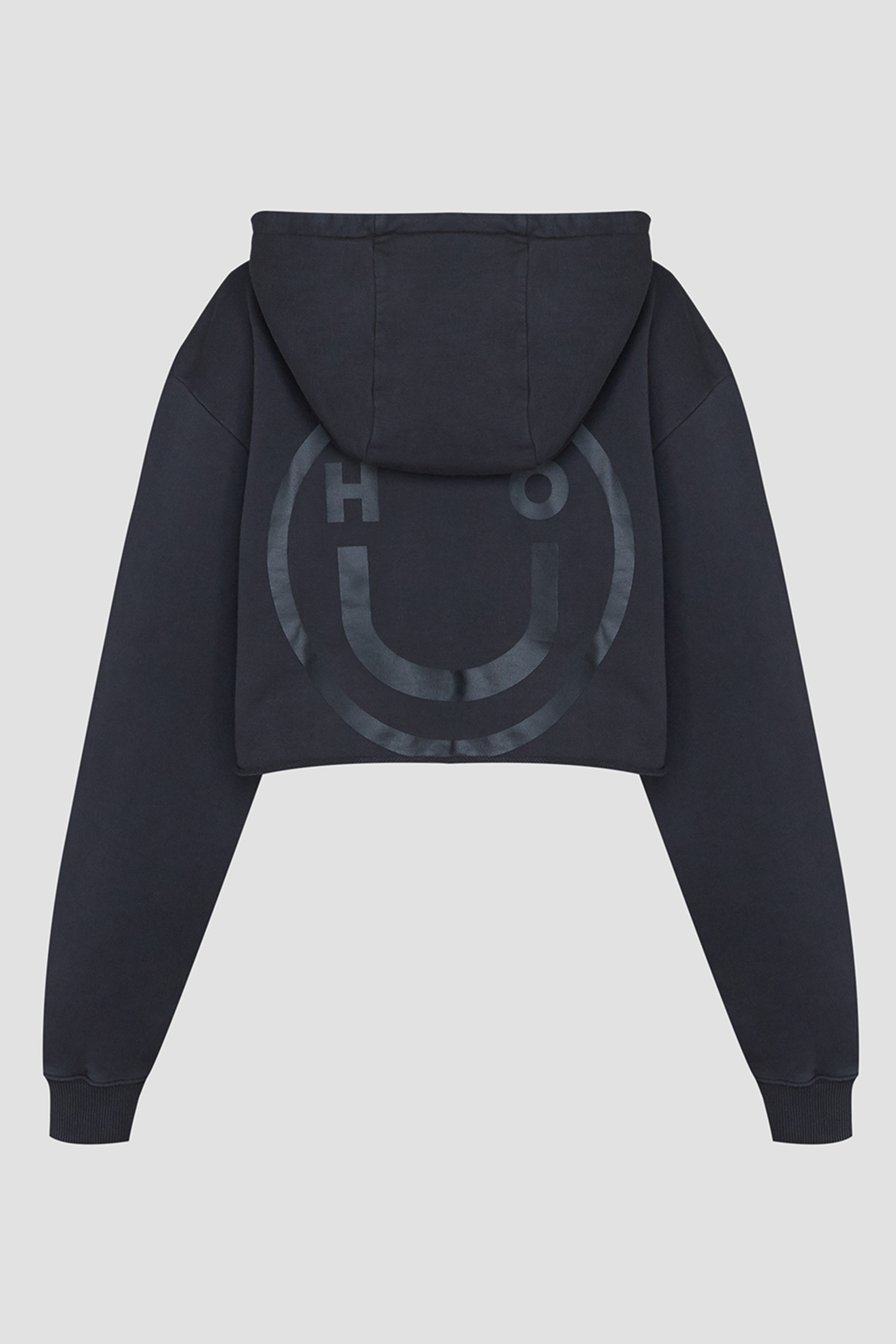 Женское черное худи HUGO BLUE 50514240;001