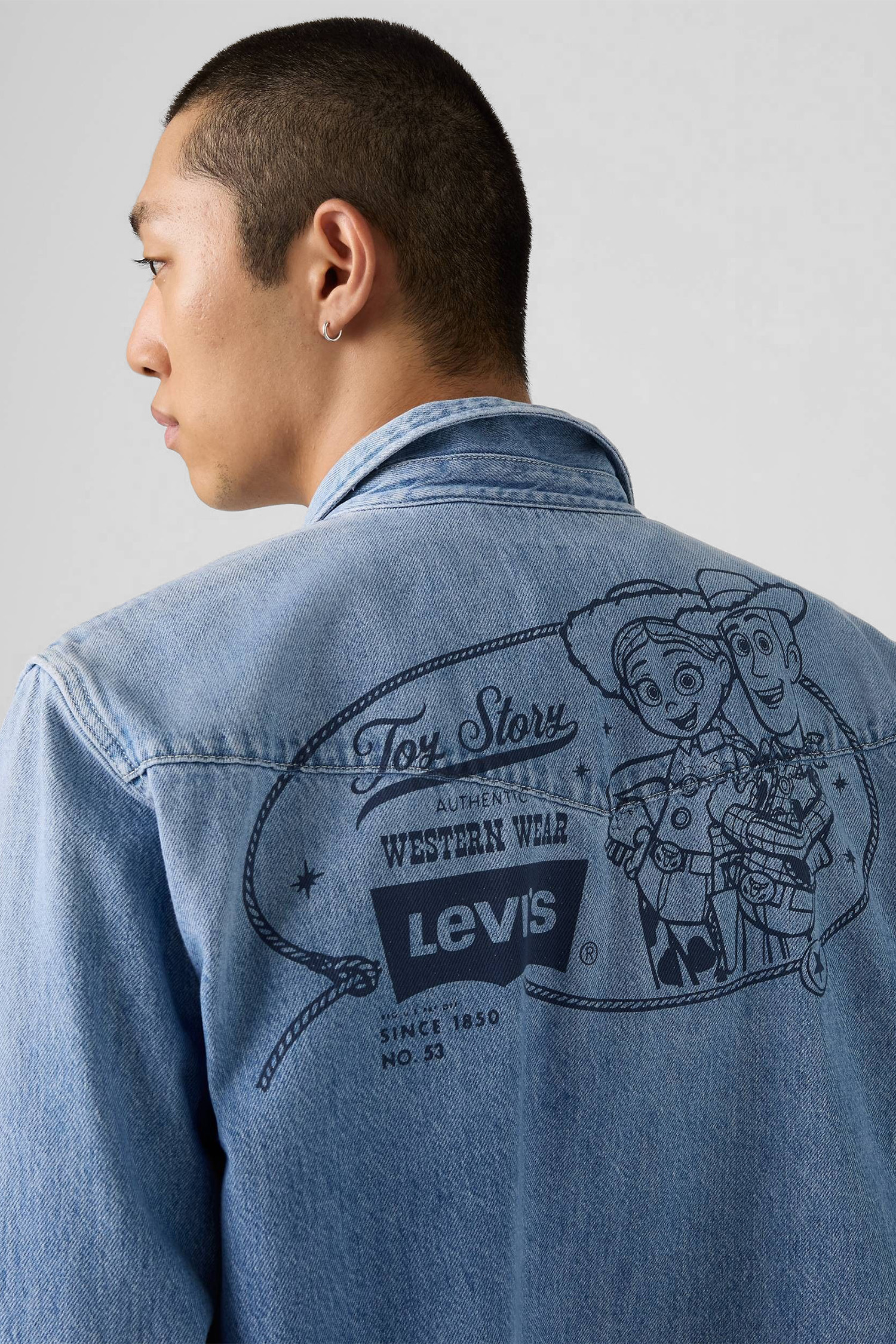 Чоловіча блакитна джинсова сорочка Levi's® x Toy Story Levi’s® 0034P;0000