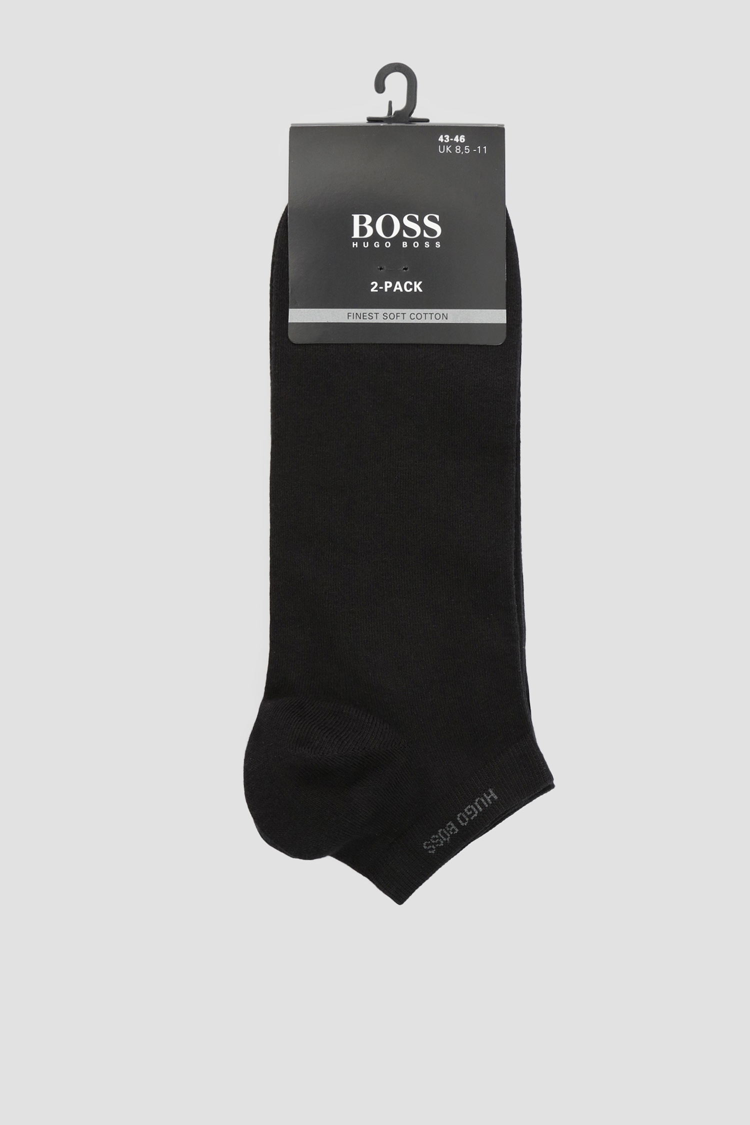 Мужские черные носки (2 пары) BOSS 50388443;001