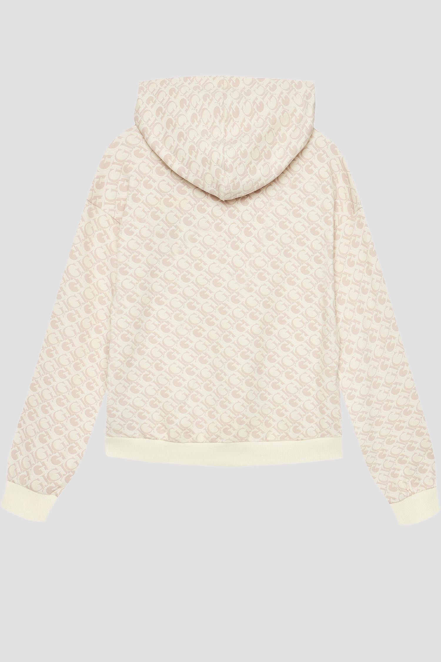 Детское бежевое худи с узором Guеss Kids J4YQ00.KA6R4;P0FK