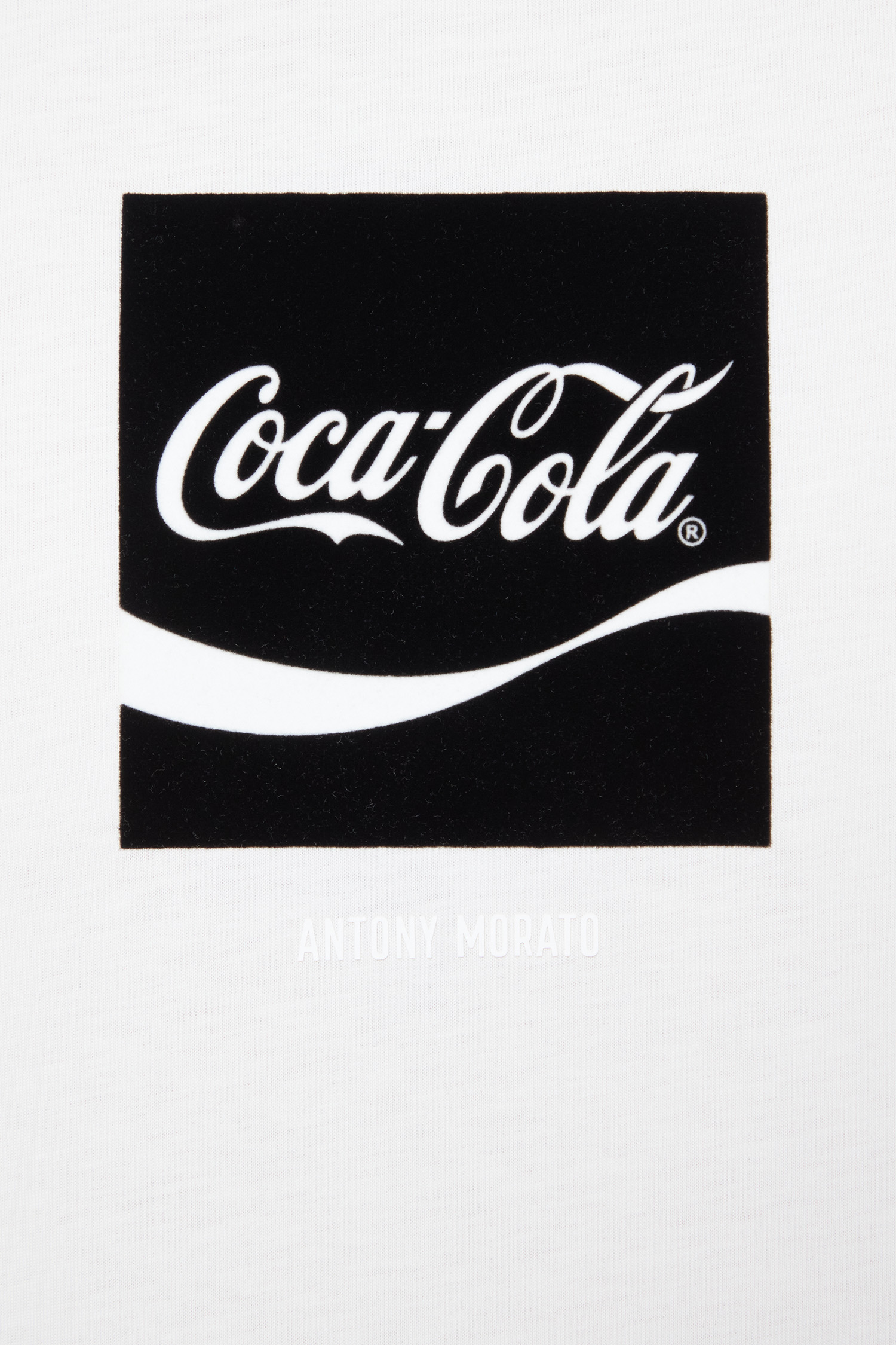 Чоловіча біла футболка Antony Morato x Coca Cola Antony Morato MMKS02580.FA100240;1011