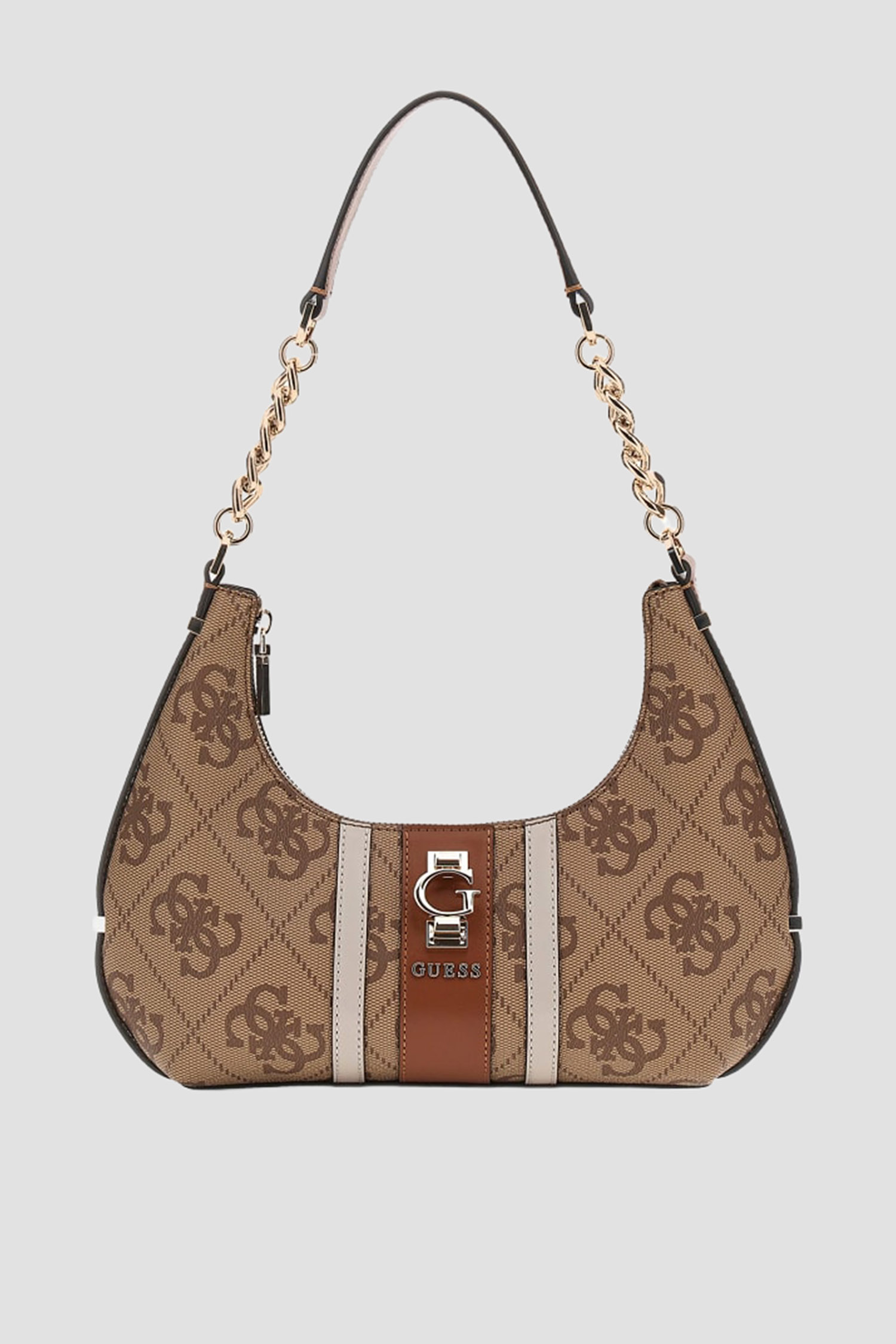 Женская коричневая сумка с узором Guess HWSO78.38180;LTL