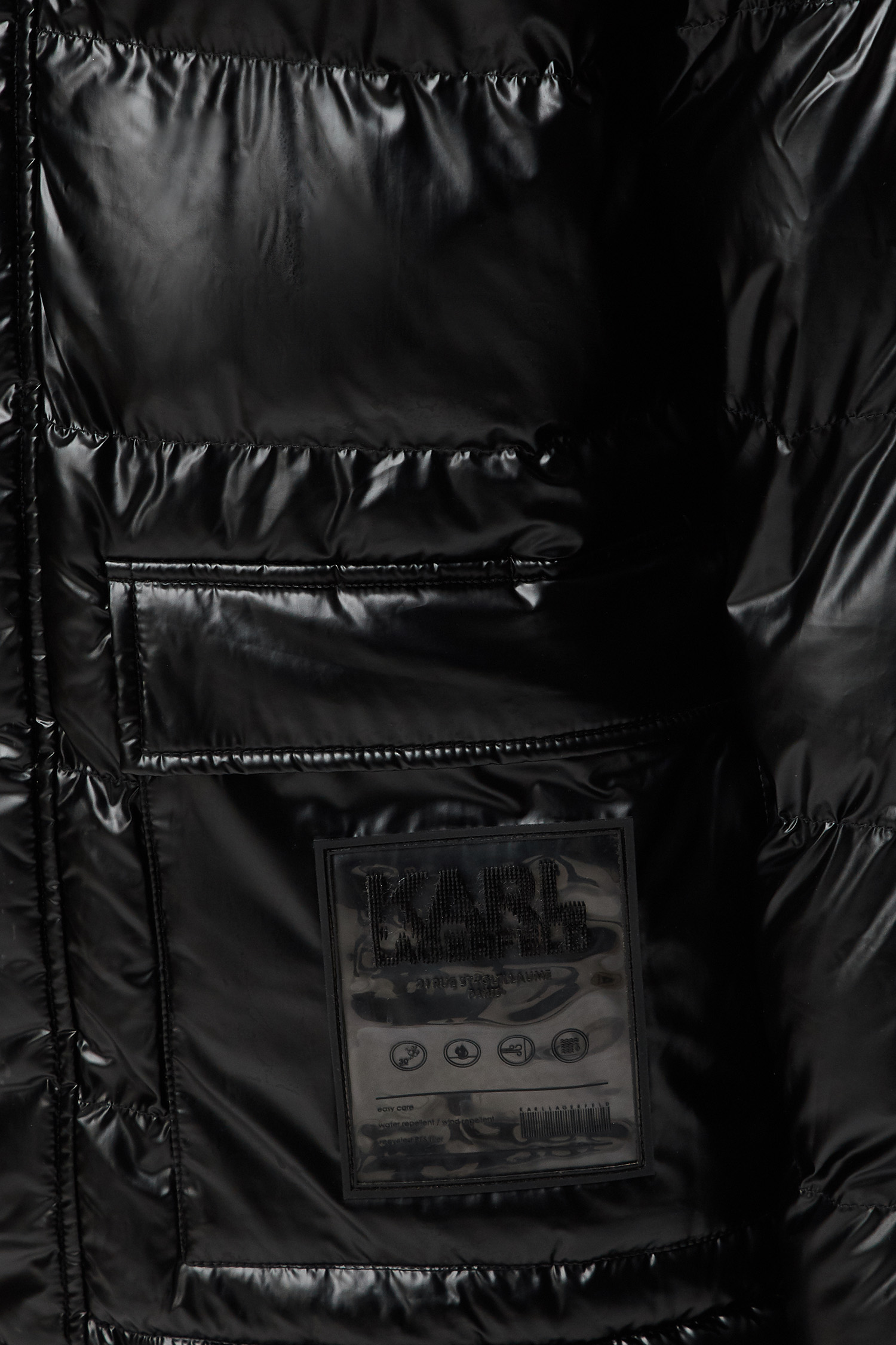 Мужская черная куртка Karl Lagerfeld 524505.505005;990