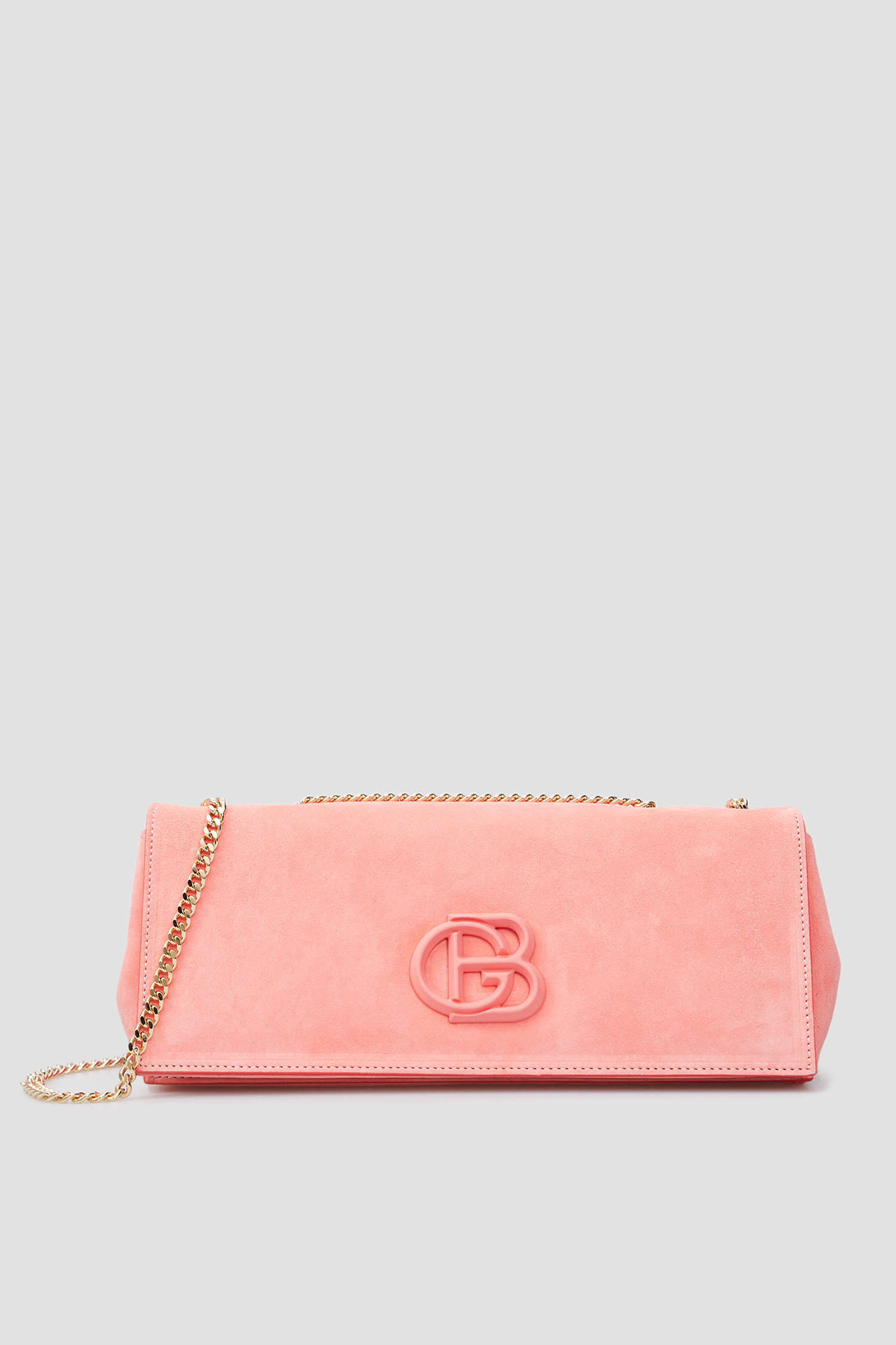 Женская розовая кожаная сумка через плечо Baldinini 170121;7705