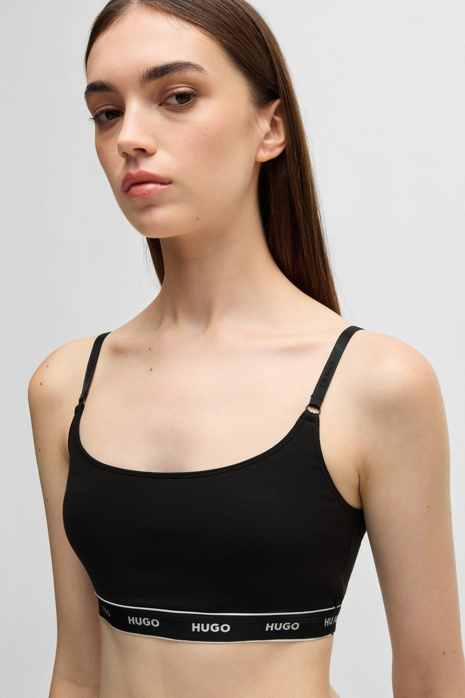 Женский черный топ (2 шт) HUGO 50495872;998