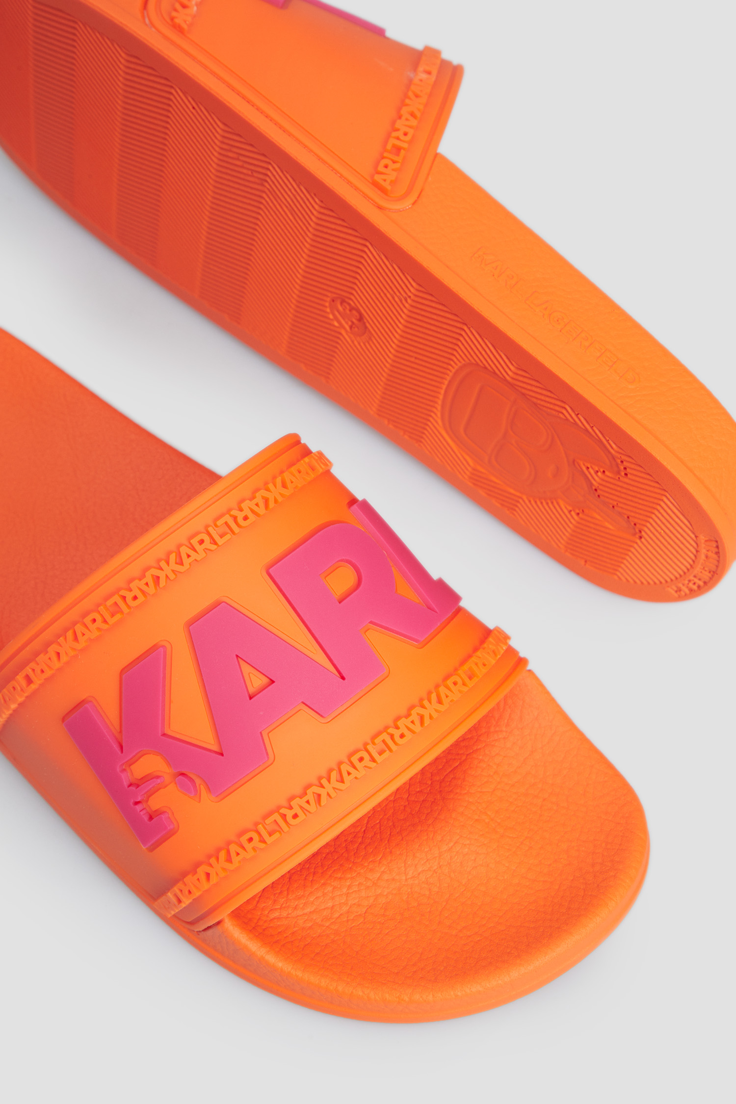 Мужские оранжевые слайдеры Karl Lagerfeld 532490.855018;170
