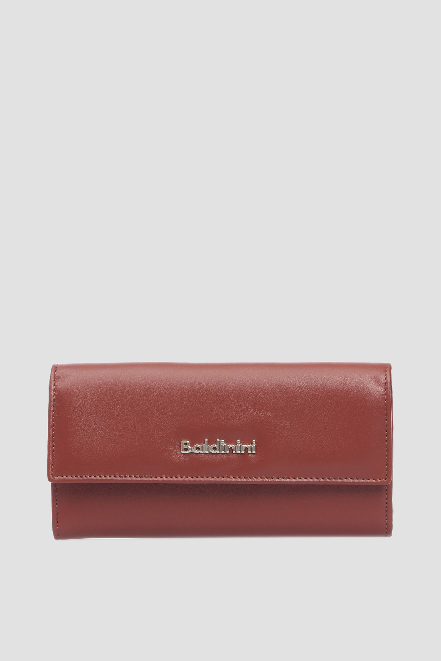 Жіночий коричневий шкіряний гаманець Baldinini 870353;3080