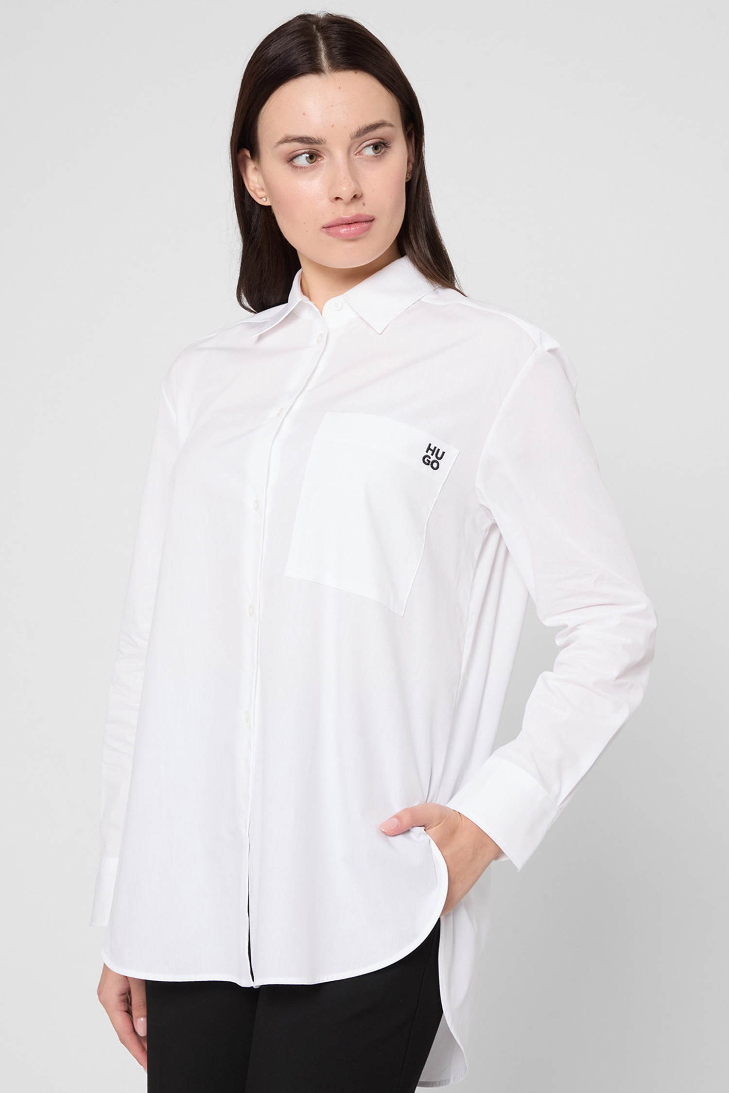 Жіноча біла сорочка HUGO 50515741;100