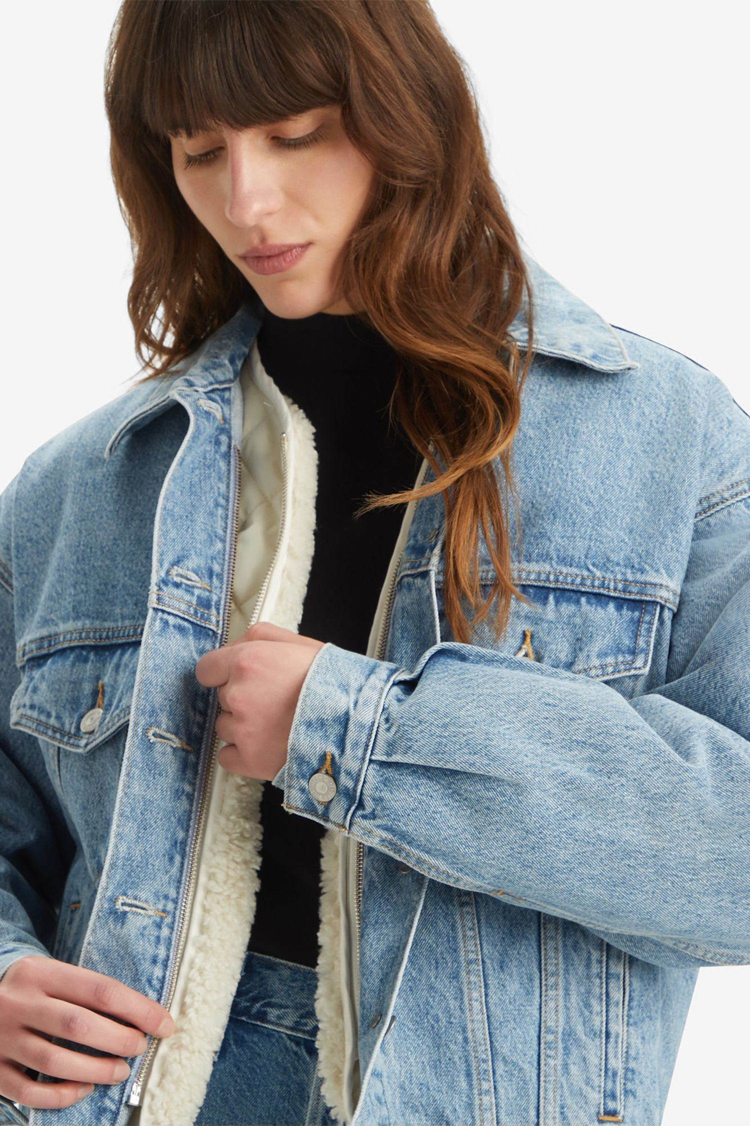 Женская голубая джинсовая куртка 3в1 Levi’s® A8747;0000