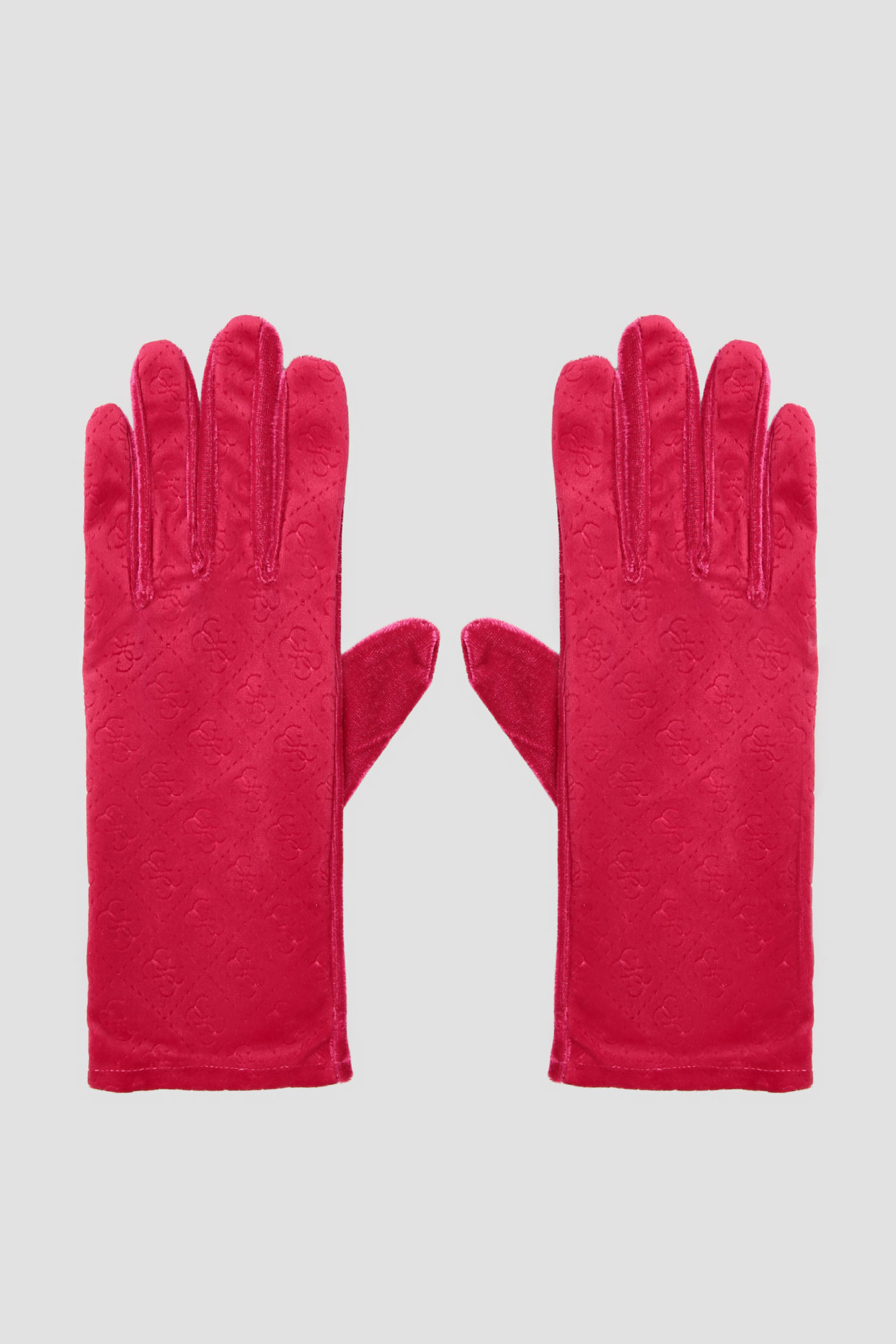 Женские малиновые перчатки Guess AW8514.POL02;FUC