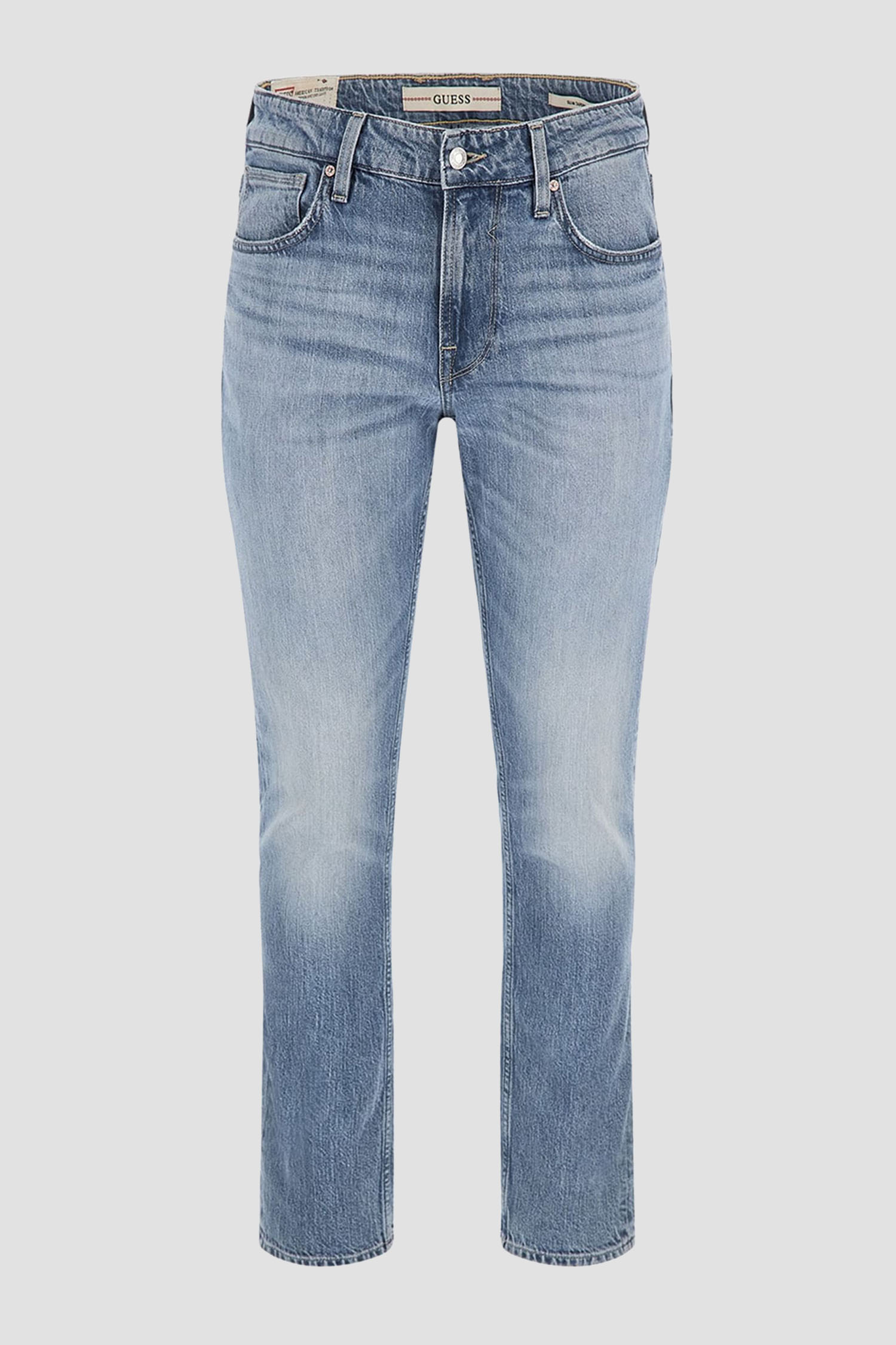 Мужские голубые джинсы Guess M4RAS2.D58M3;R8TE