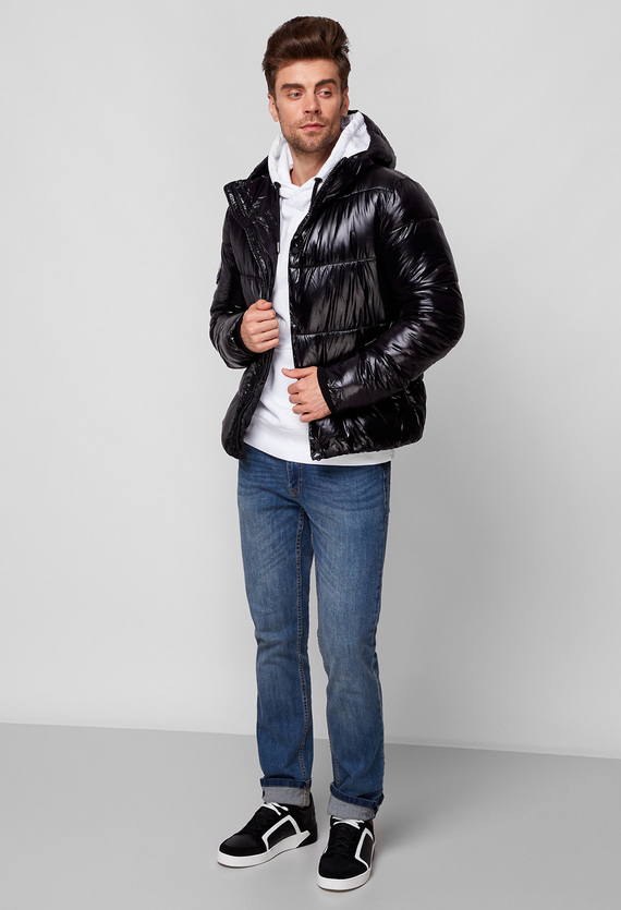 Мужская черная куртка SuperDry M5010189A;02A — Ultrashop