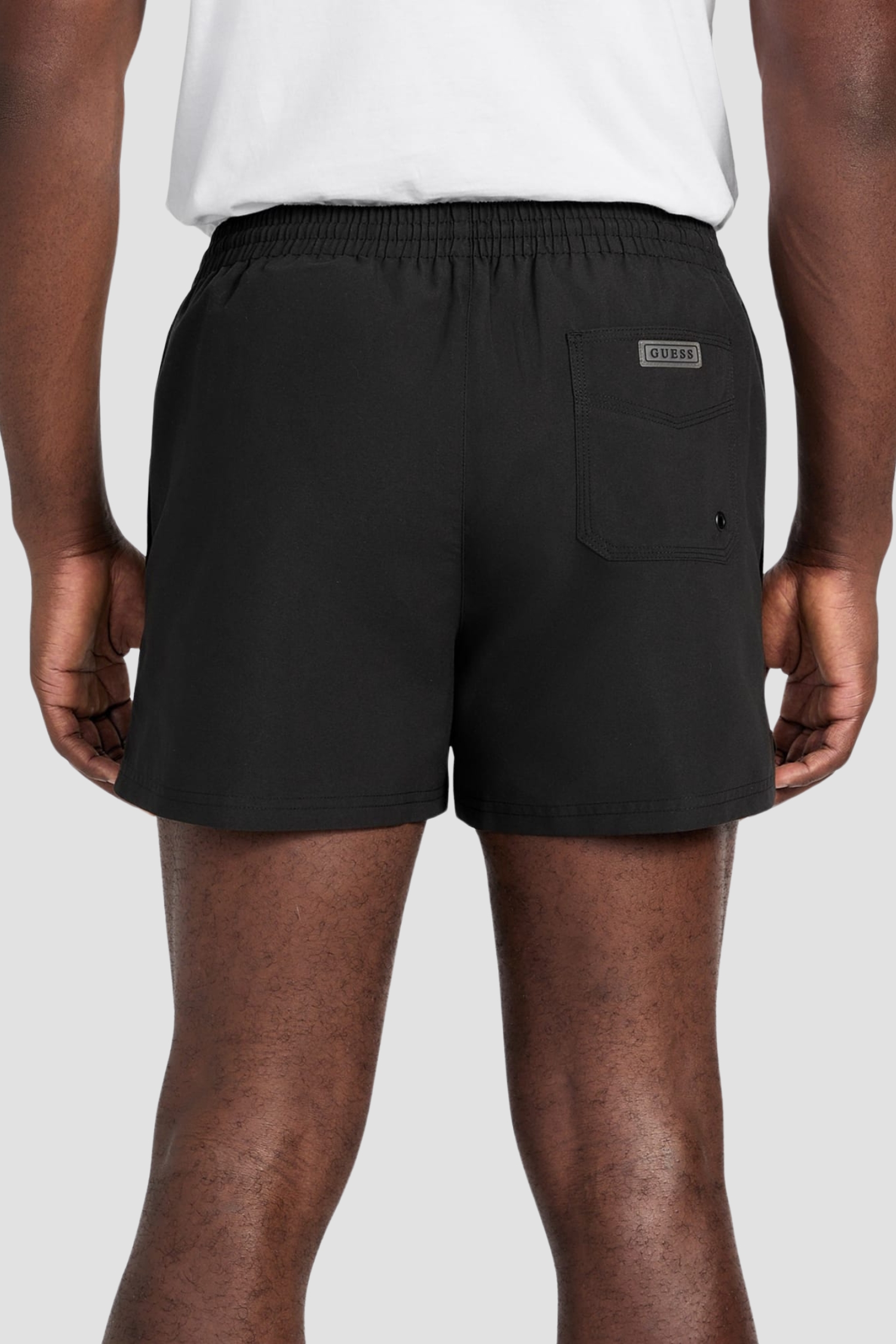 Мужские черные плавательные шорты Guess F4GT00.WG282;JBLK